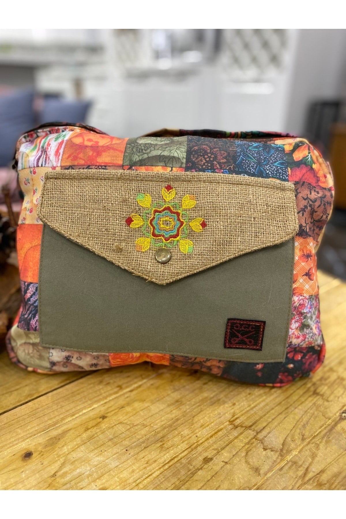 Hudson Bag Sırt Bohem Tarz Laptop Veya Günlük Sırt Çantası