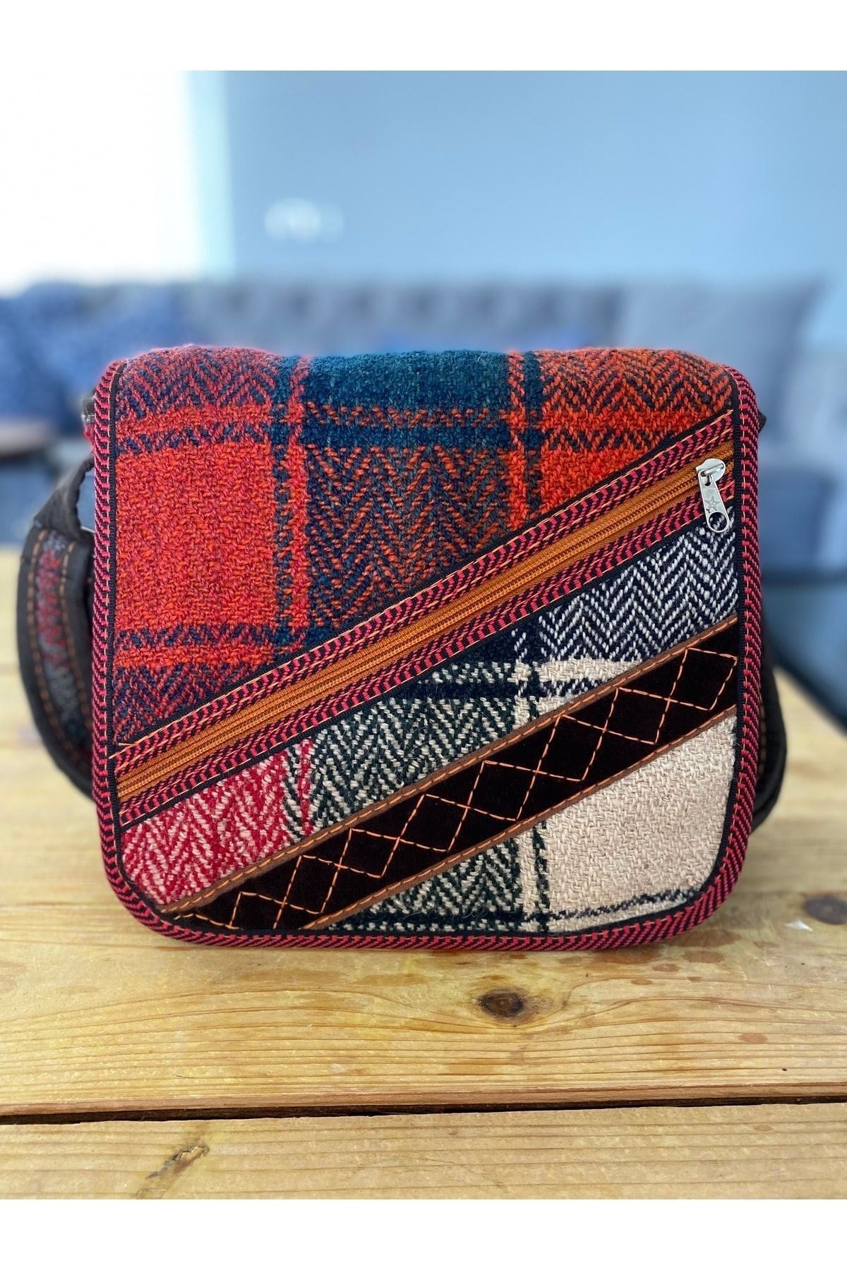 Iran Işi El Yapımı Bohem Kilim Çanta