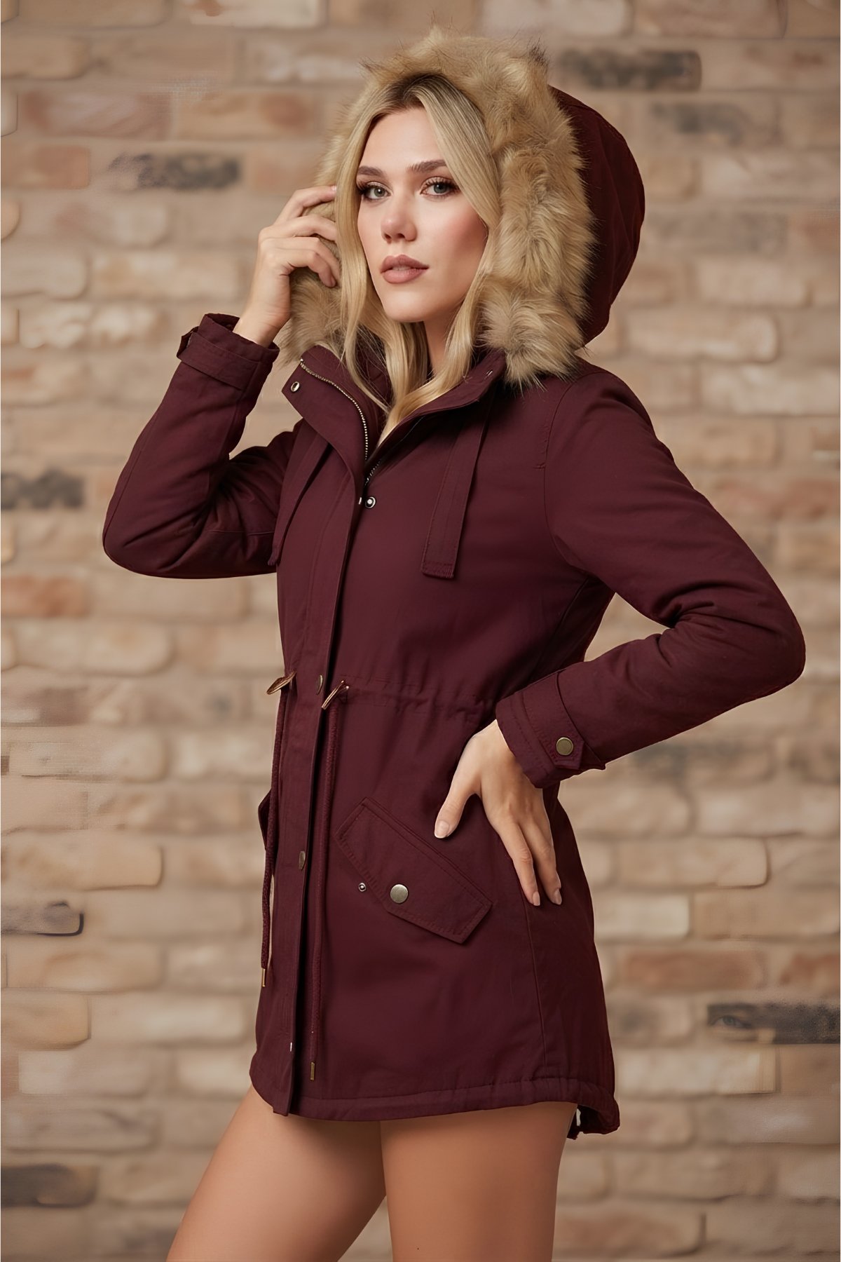 Kapüşonlu Mont Parka