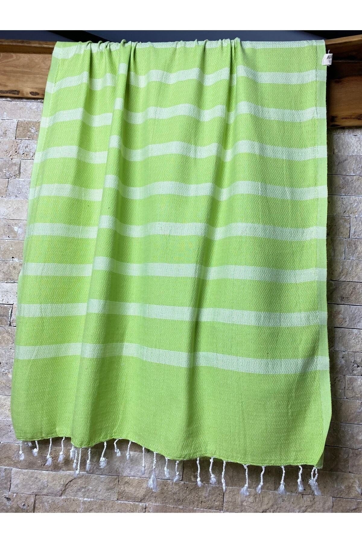 Kleopatra Pamuklu Mint Yeşili 90x190 Peştemal