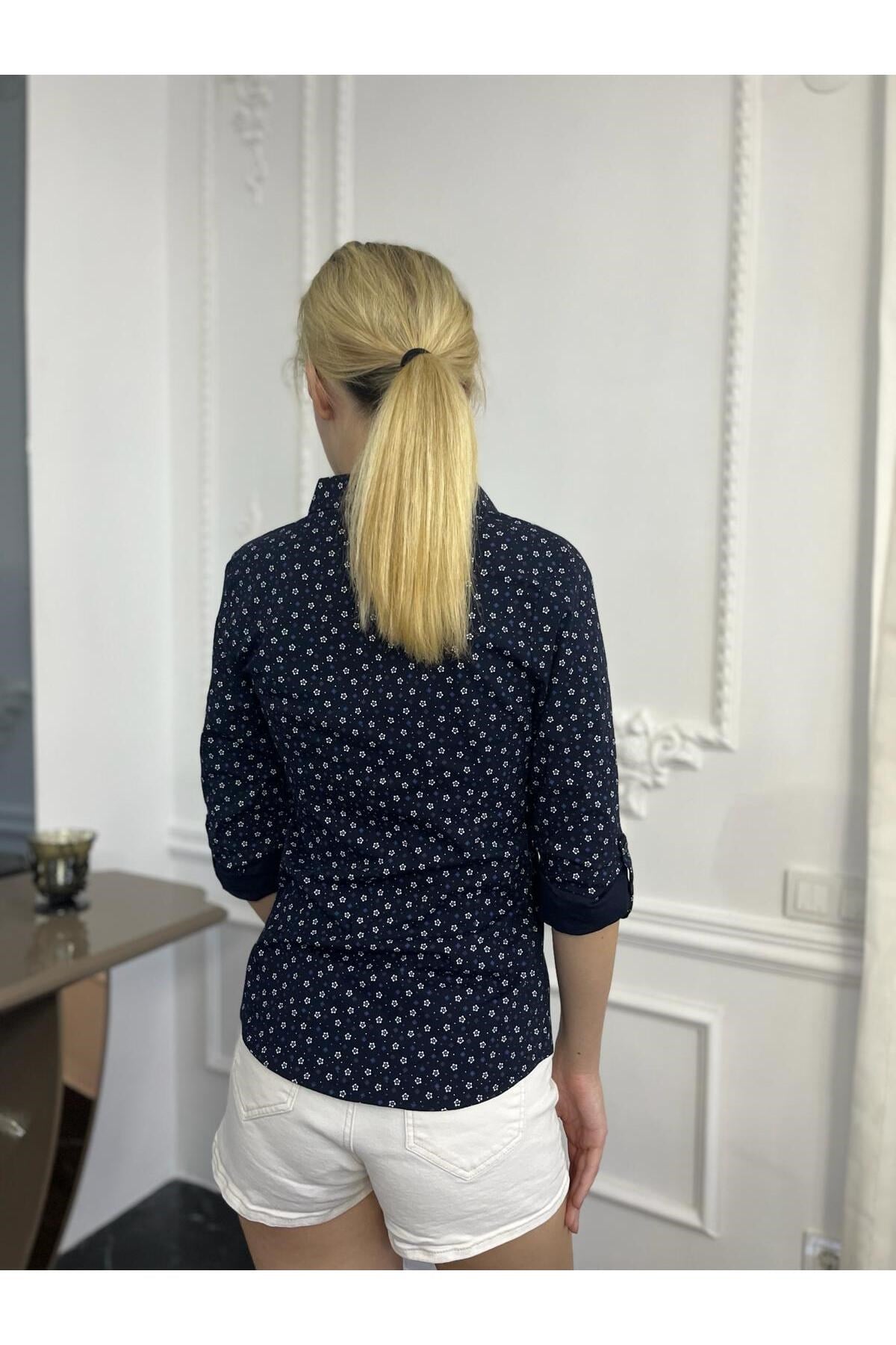 Siyah Slim Fit Pamuk Şık Gömlek