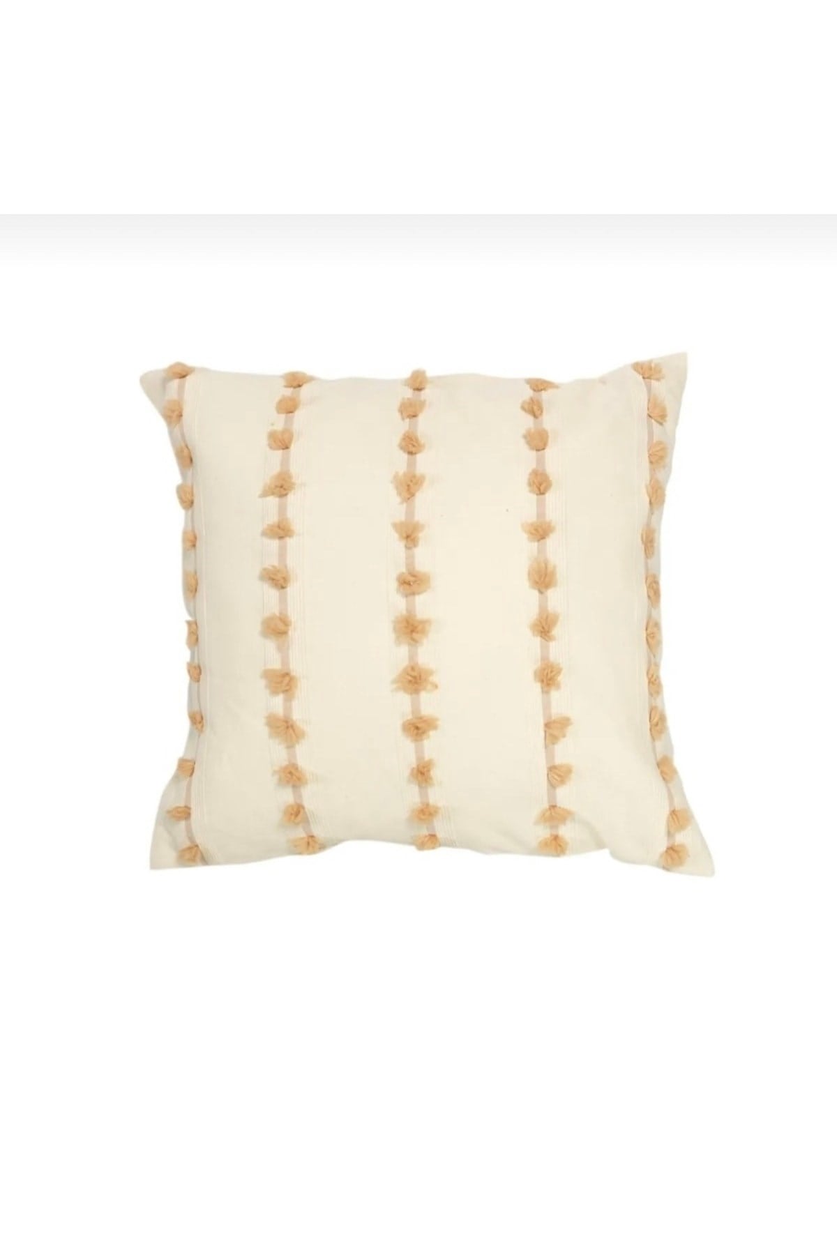 Üzüm Buğusu Kirlent-krem Renk 40×40 Tekli
