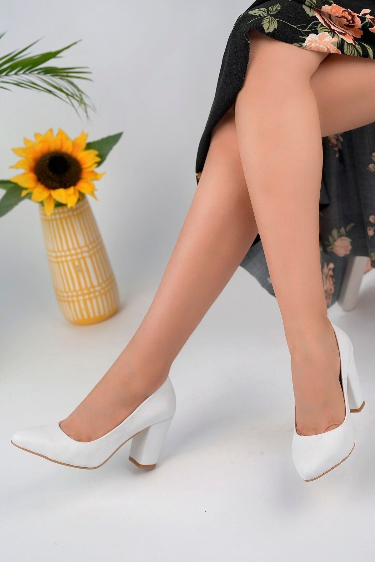 Ernila Shoes Hakiki Deri Yüksek Topuklu Kadın Stiletto