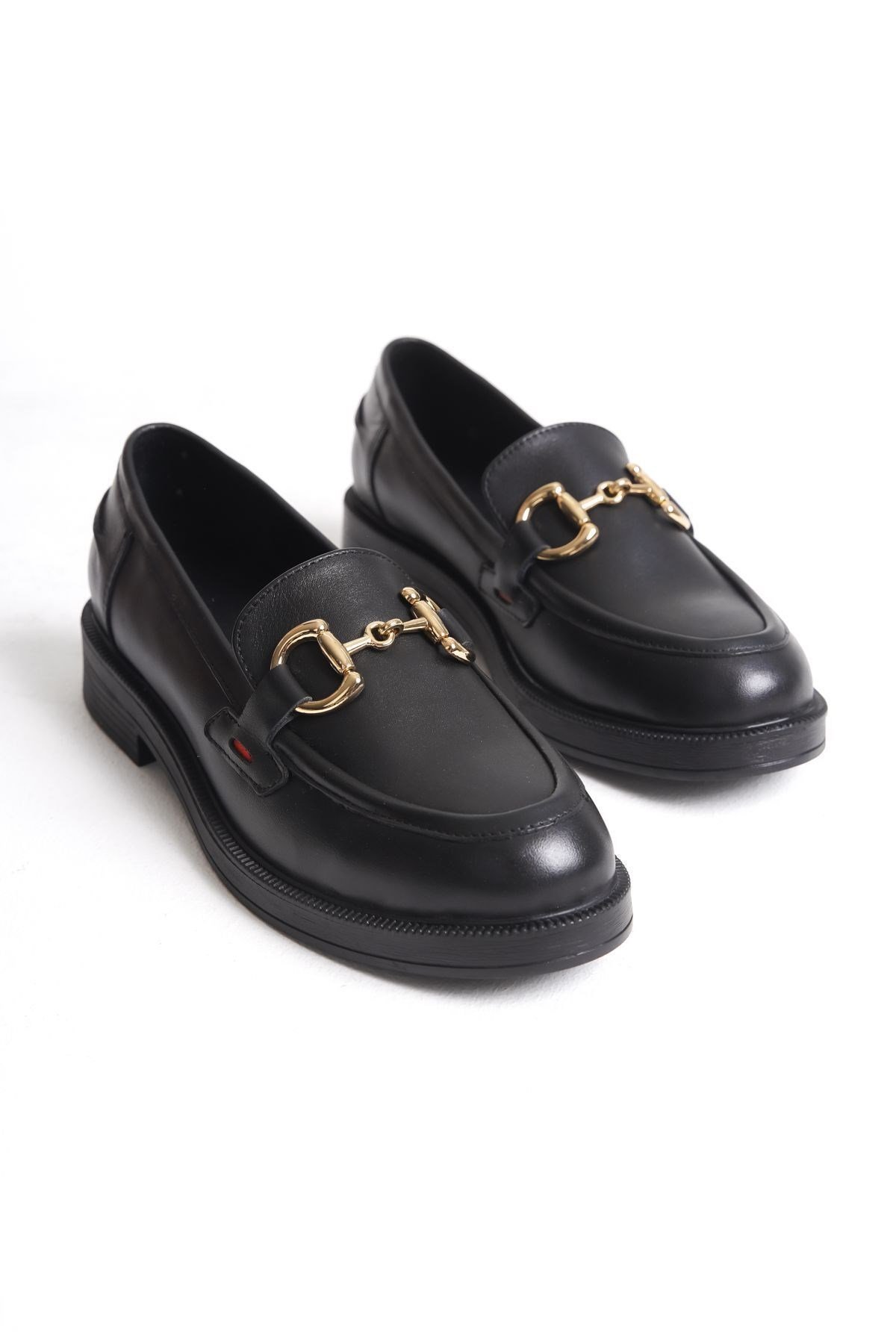 HAKİKİ DERİ TOKALI LOAFER AYAKKABI