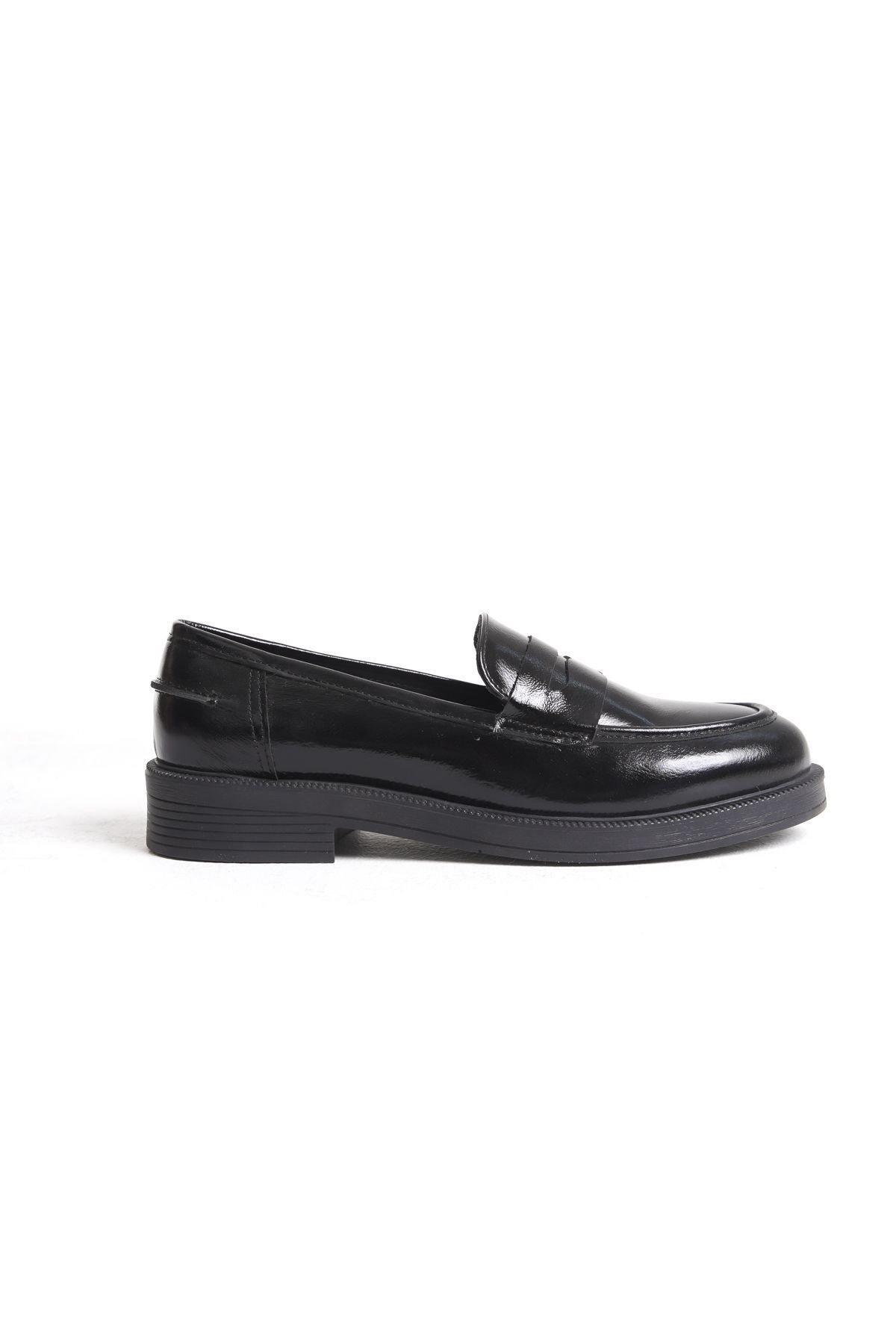 Shoes Hakiki Deri Kadın Loafer Ayakkabı