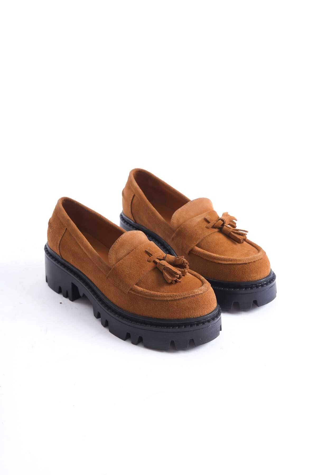 SHOES HAKİKİ DERİ PÜSKÜLLÜ LOAFER AYAKKABI