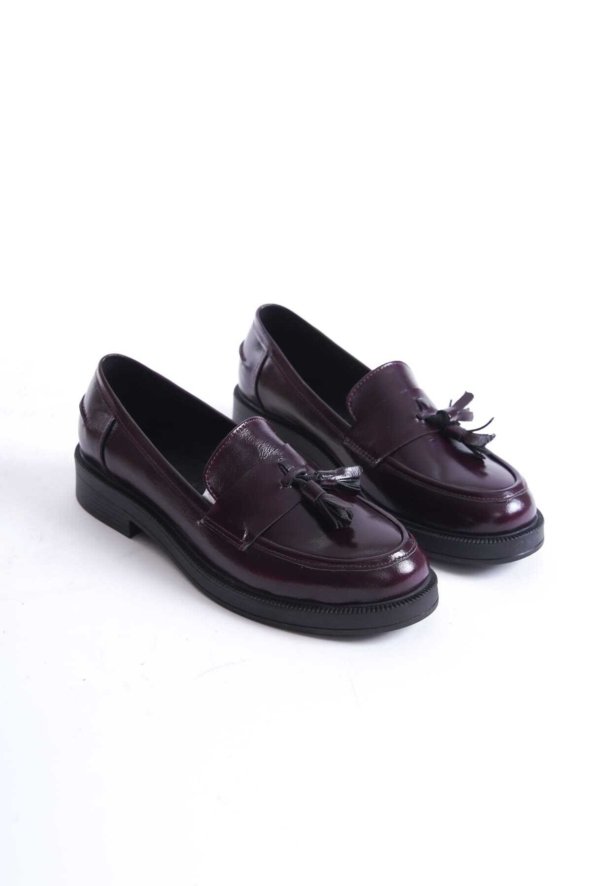 SHOES HAKİKİ DERİ PÜSKÜLLÜ LOAFER AYAKKABI