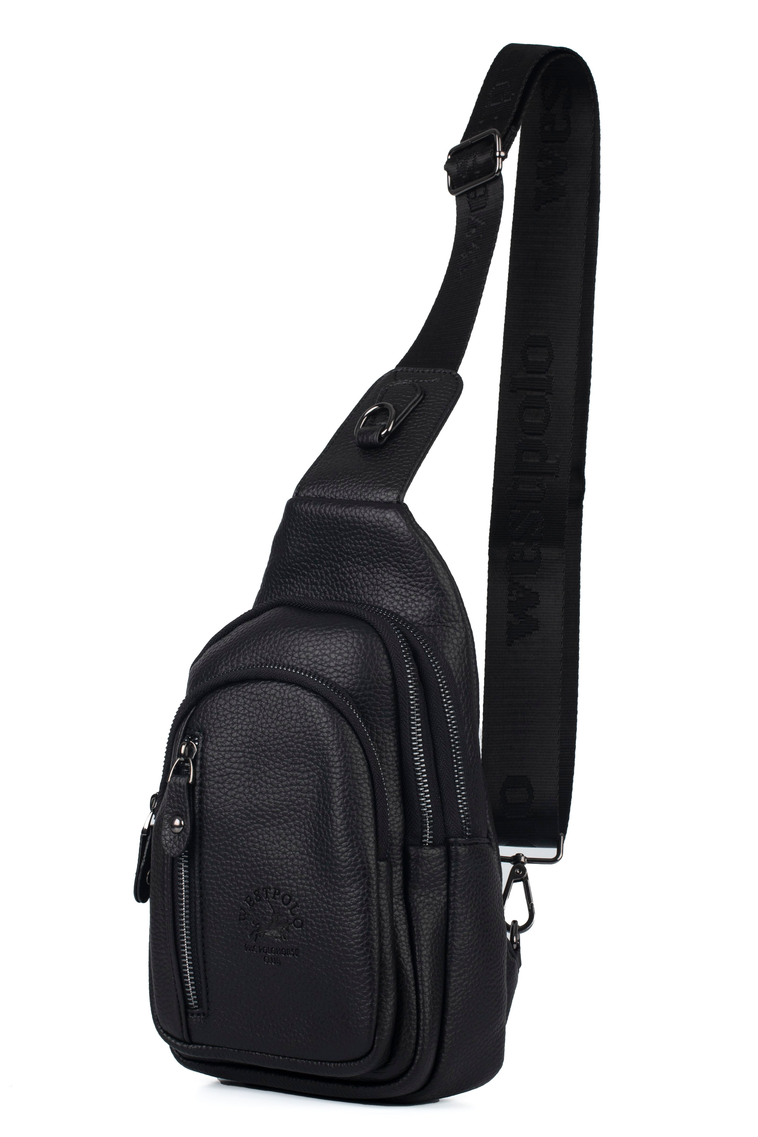 Westpolo Siyah Unisex Body Bag Çarpraz Ve Gögüs Omuz Askılı Çanta 90999