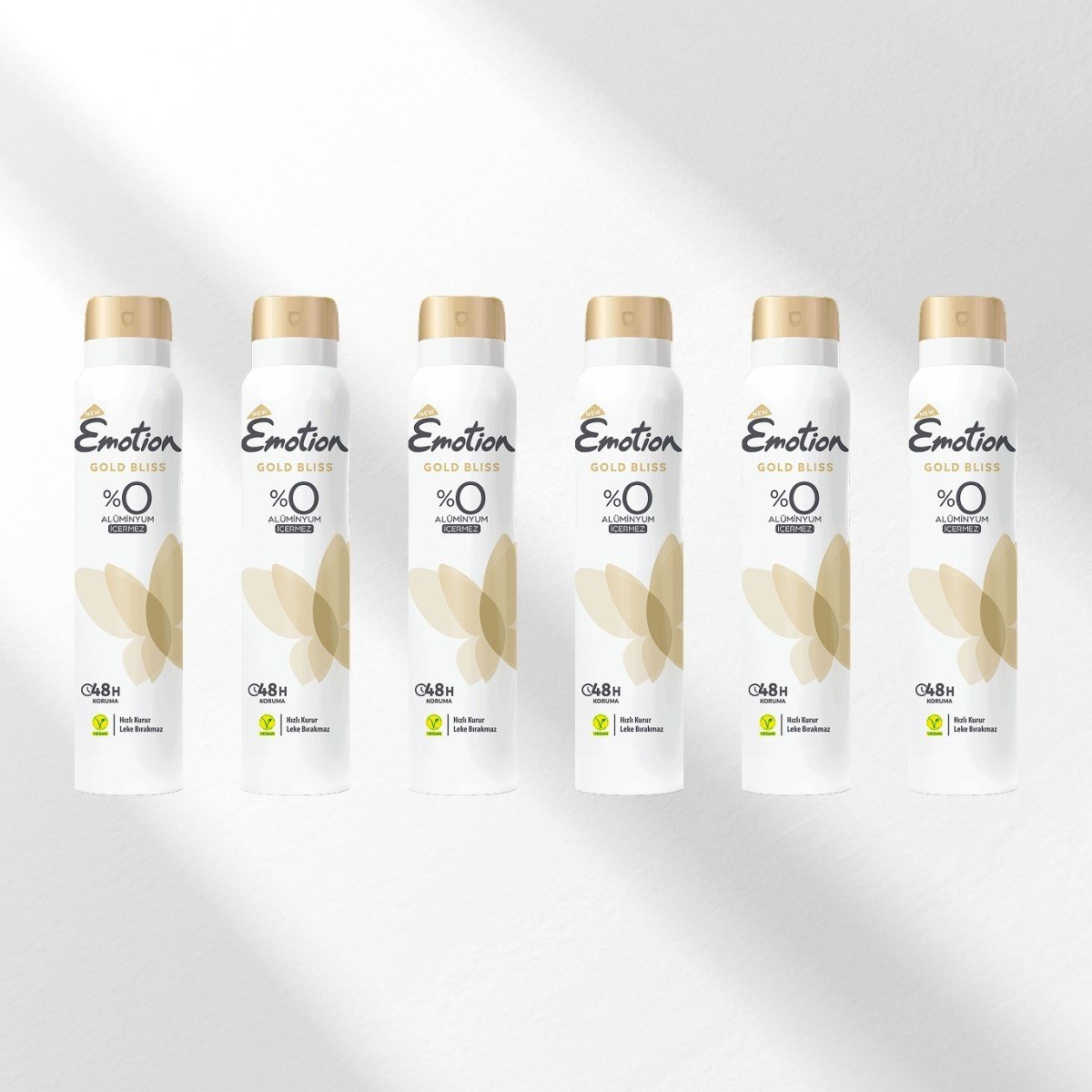 Emotion Gold Bliss Kadın Deodorant 6x150 ml