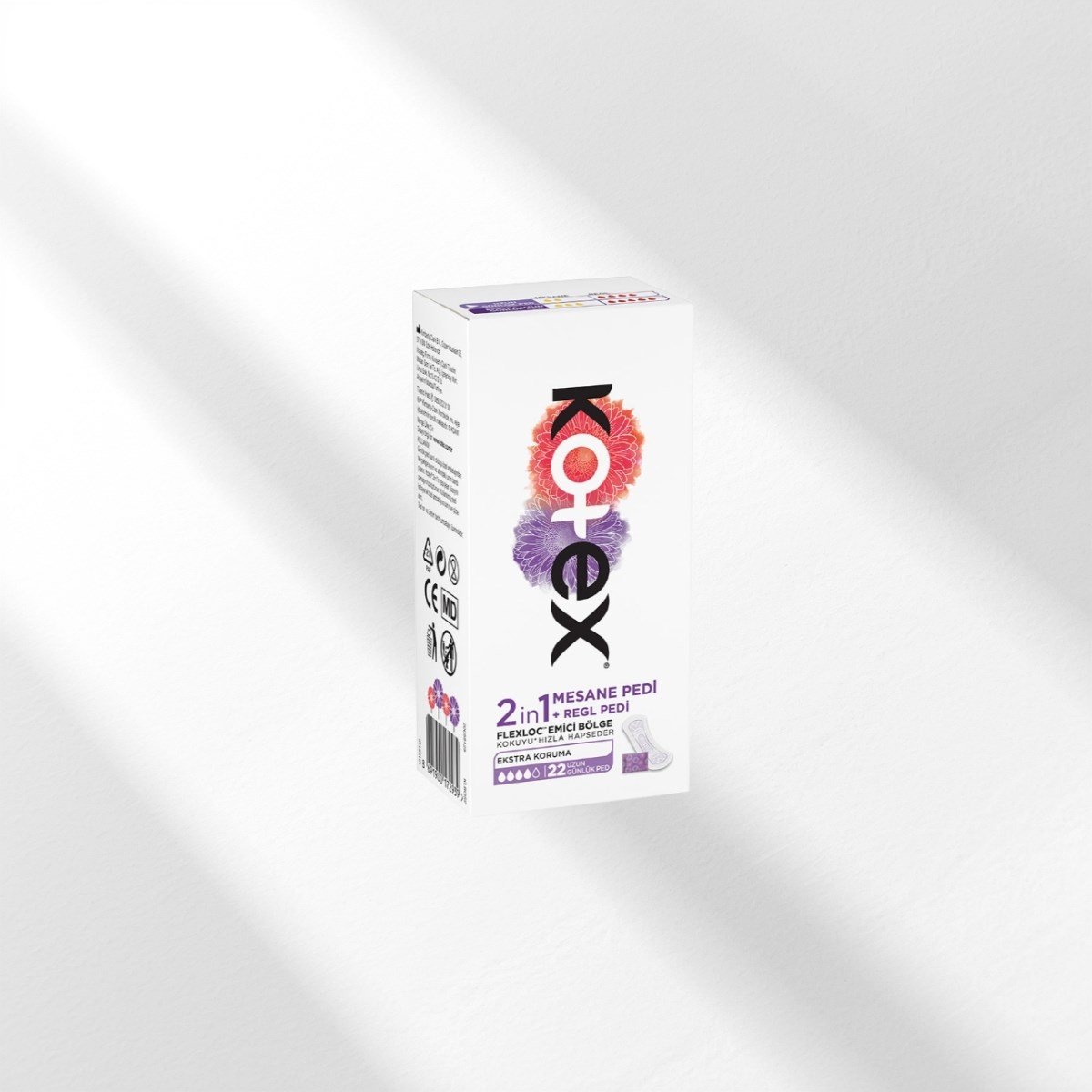 Kotex 2in1 Regl ve Mesane Günlük Ped 22 Adet
