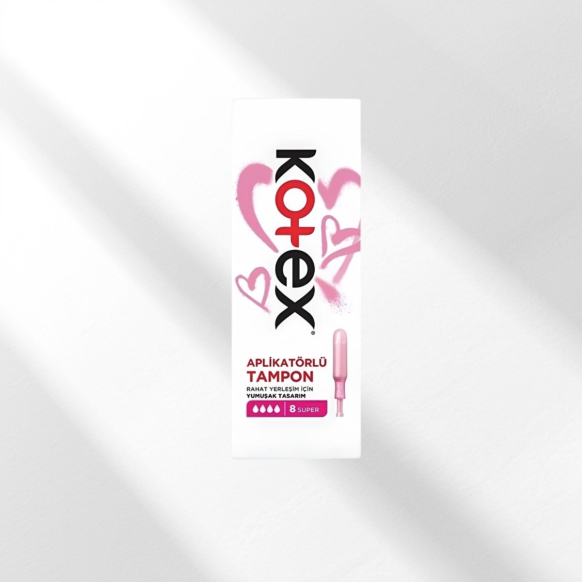 Kotex Aplikatörlü Tampon Süper 8'li