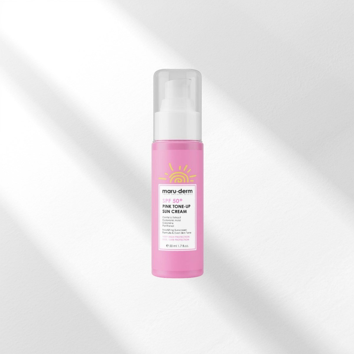 Maruderm SPF 50+ Pembe Ton Eşitleyici Güneş Kremi 50 ml