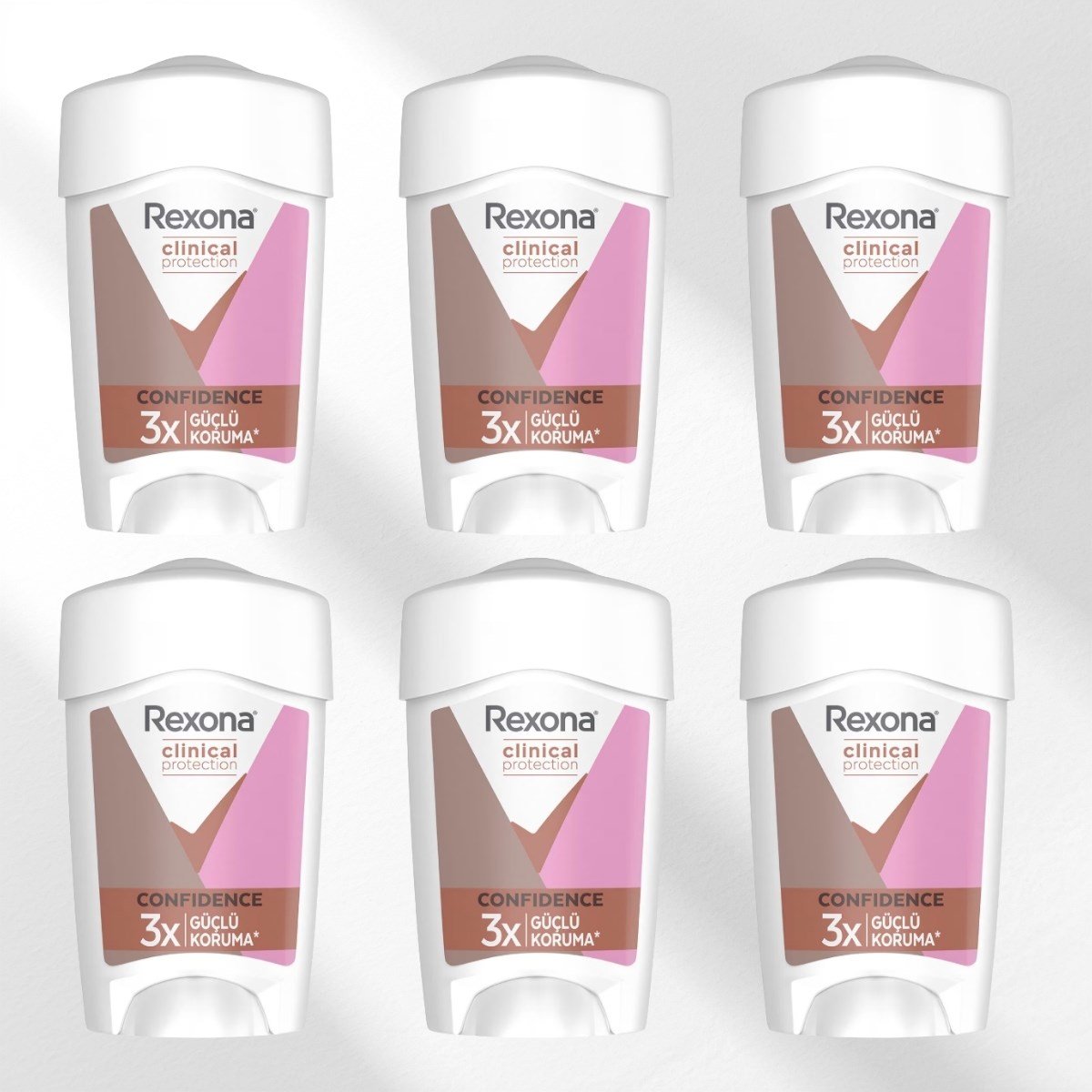 Rexona Clinical Protection Confıdence 6x45 ml Kadın Stick