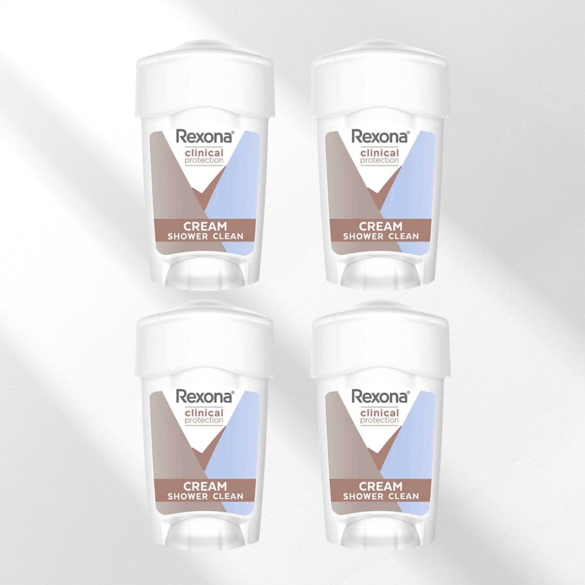 Rexona  Clinical Protection Shower Clean 4x45 ml Kadın Stick
