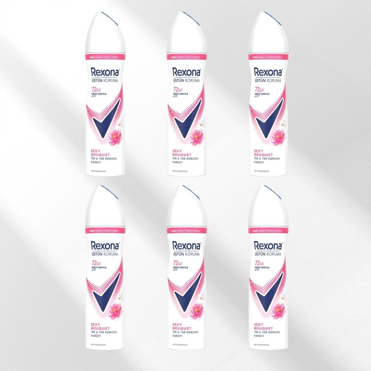 Rexona Sexy Bouquet Antiperspirant Kadın Sprey Deodorant 6x150 ml