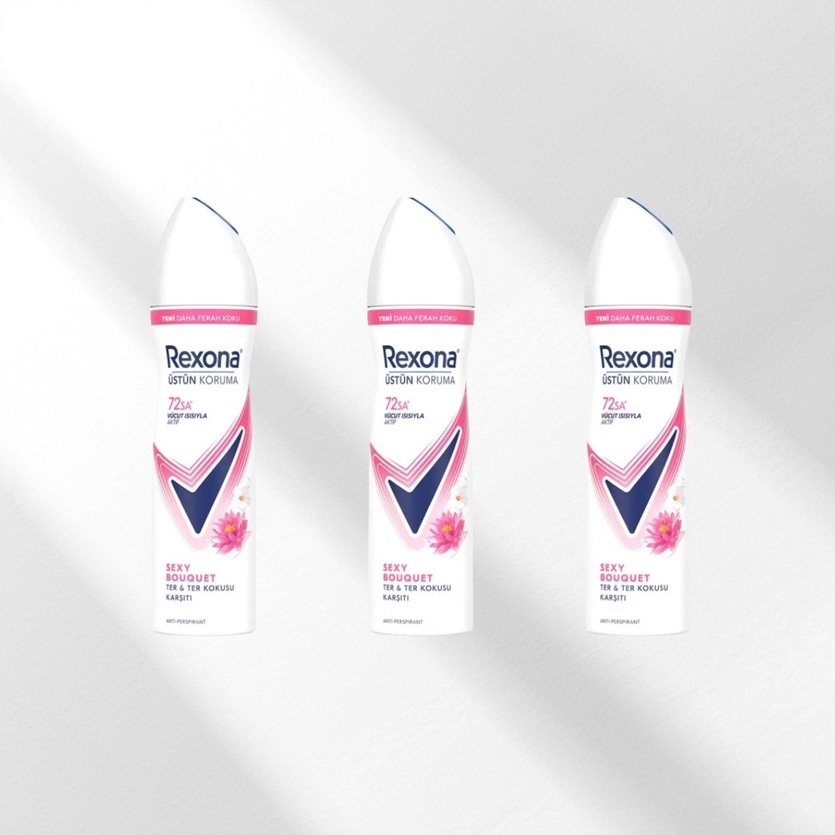 Rexona Sexy Bouquet Antiperspirant Kadın Sprey Deodorant 3x150 ml