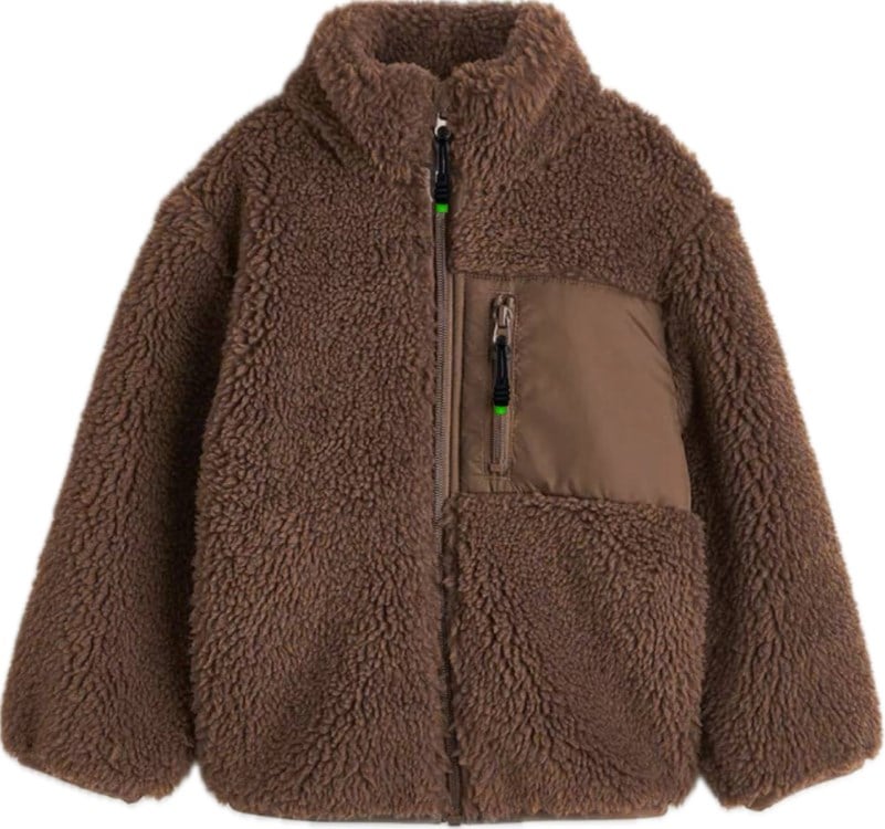 Kahverengi Peluş Mont