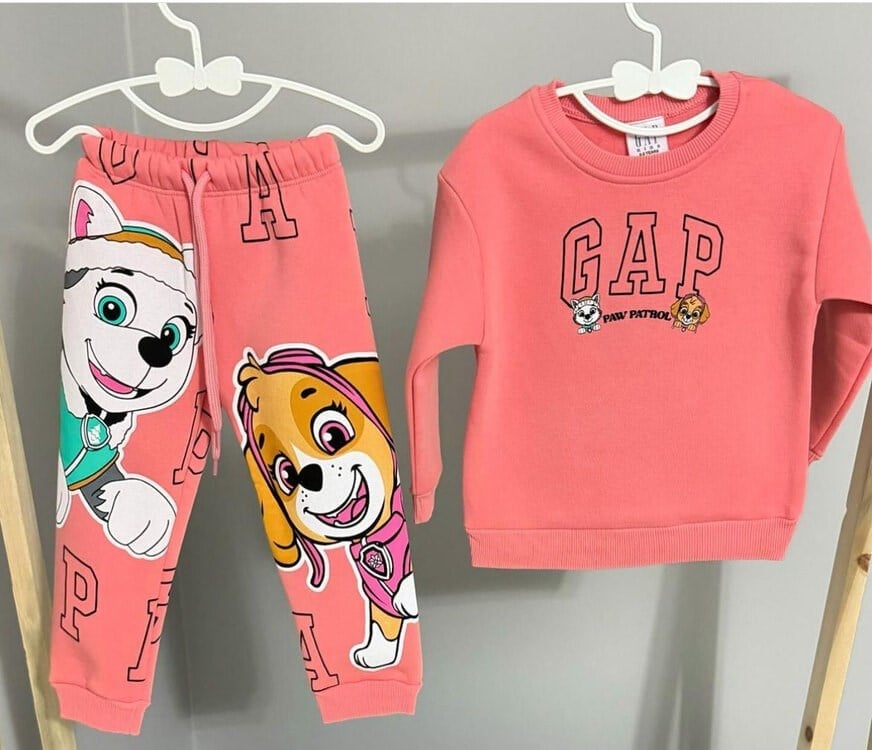Paw Patrol Baskılı 2'li Kız Takımı