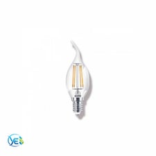 ECOLITE 4W C35 LED FILAMENT CANDLE FLAME AMPUL 470LM 6500K BEYAZ IŞIK E14 ŞEFFAF CAM