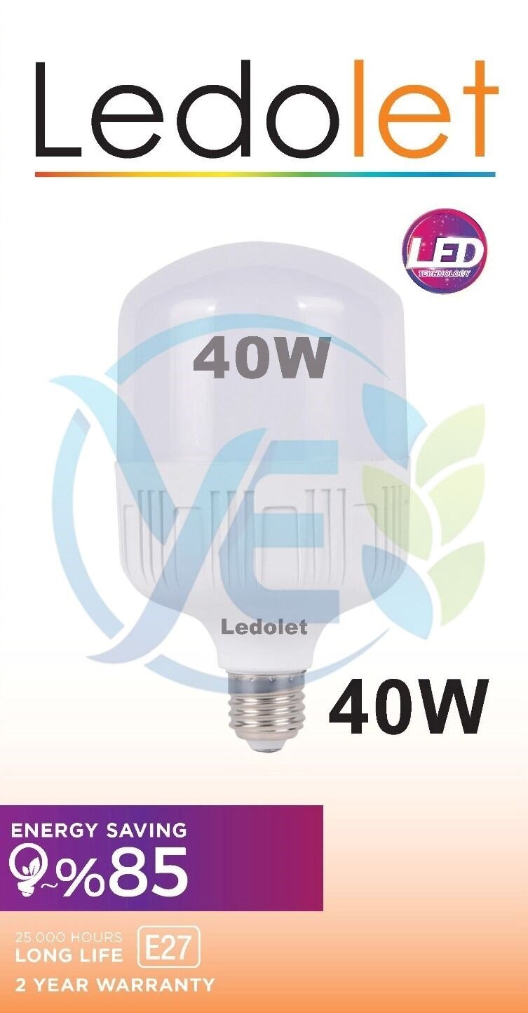 LEDOLET T BULB TORCH AMPUL 40W BEYAZ 6500K
