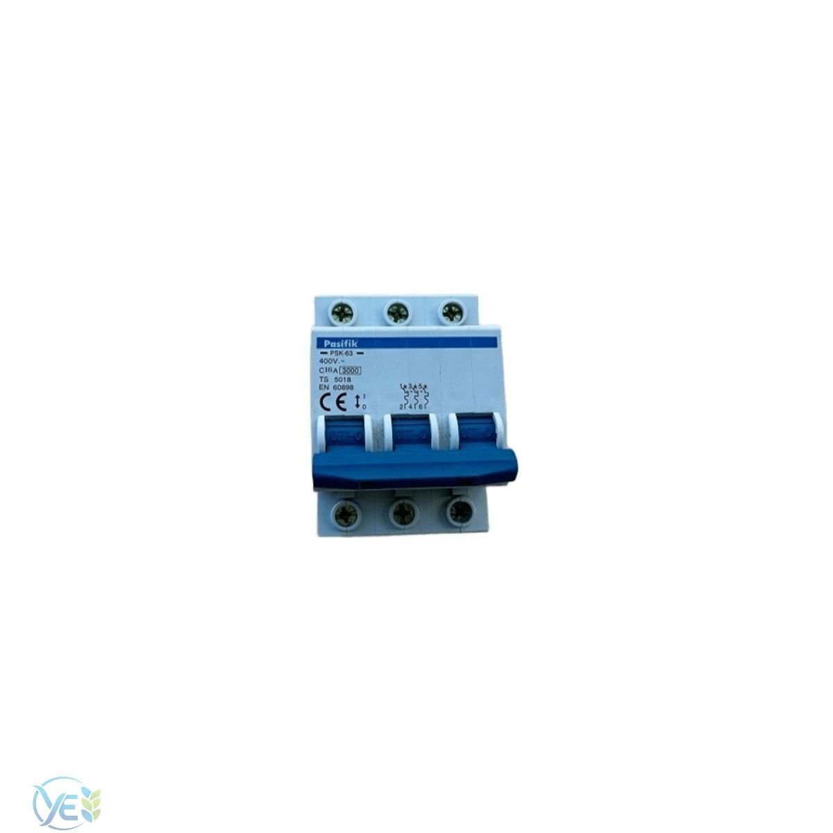 Pasifik PSK-63 Otomatik Sigorta C Tipi 3 Fazlı 20A. 3kA