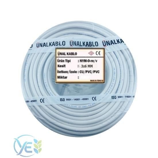 ÜNAL 3x6 NYM KABLO