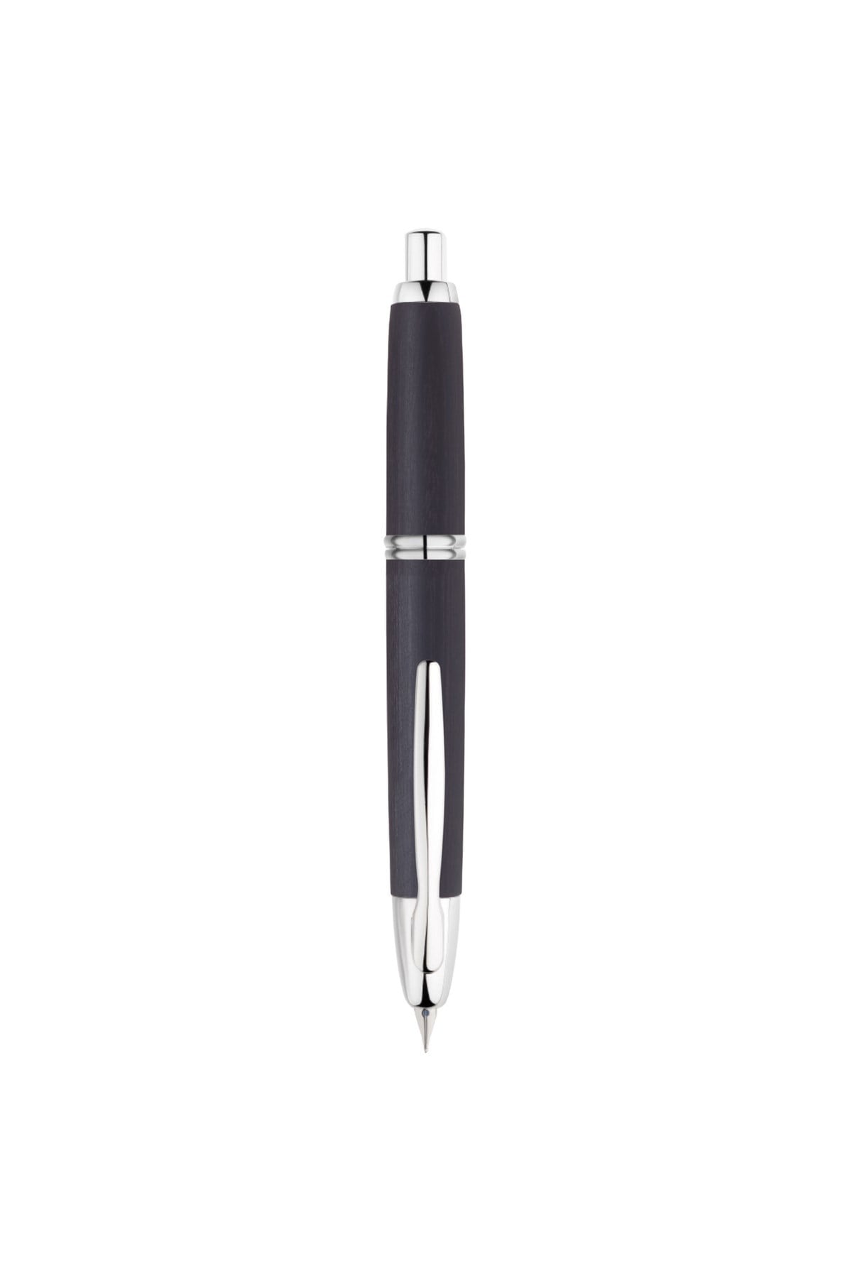 CAPLESS WOODEN - RHODIUM ACCENTS - Siyah - MEDIUM
