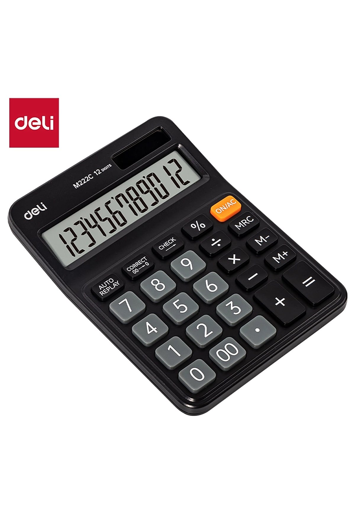 Masa üstü Hesap Makinesi 12 digit Siyah