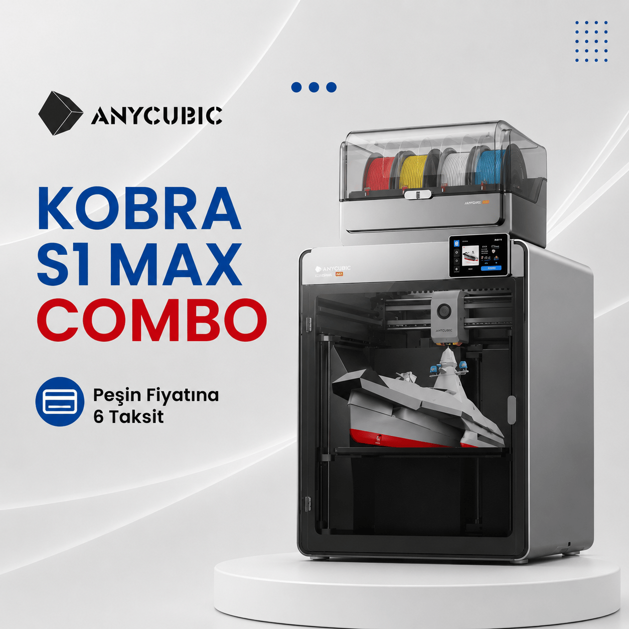 Anycubic Kobra S1 Max Combo 3D Yazıcı