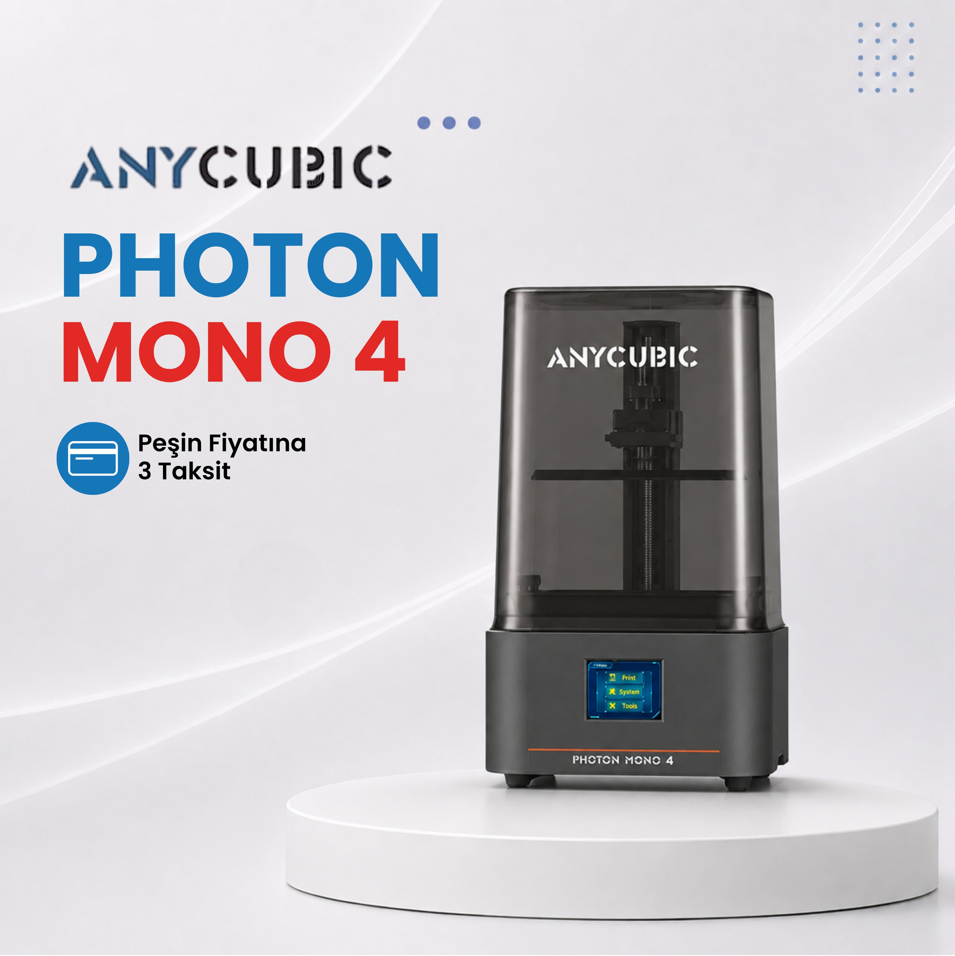 Anycubic Photon Mono 4 MSLA 3D Yazıcı