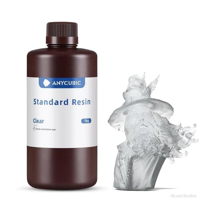 Anycubic Standard Reçine Clear (Şeffaf) - 1 KG
