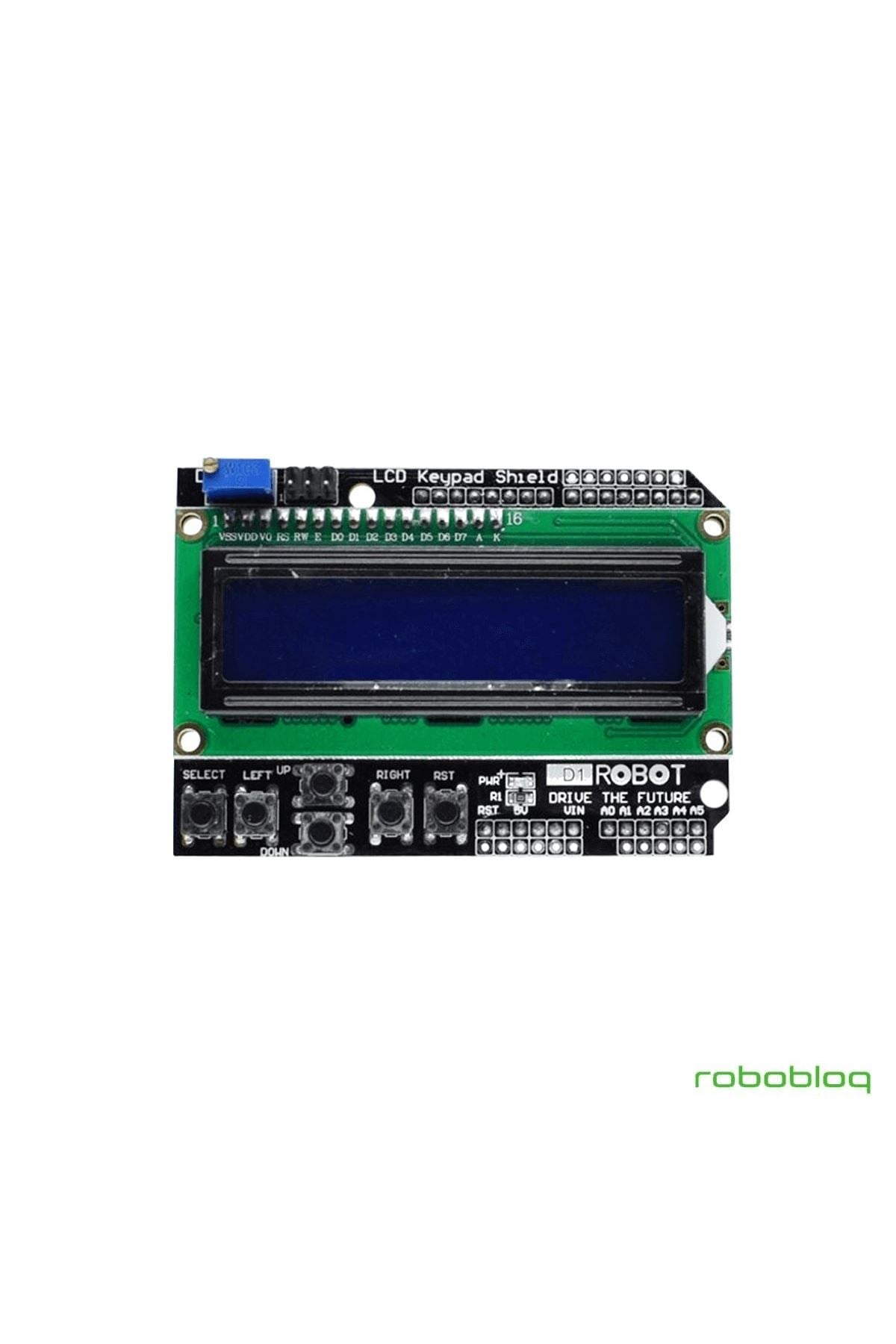 Arduino DFRobot Lcd - Arduino ile Uyumlu LCD ve Tuş Takımı Shieldi