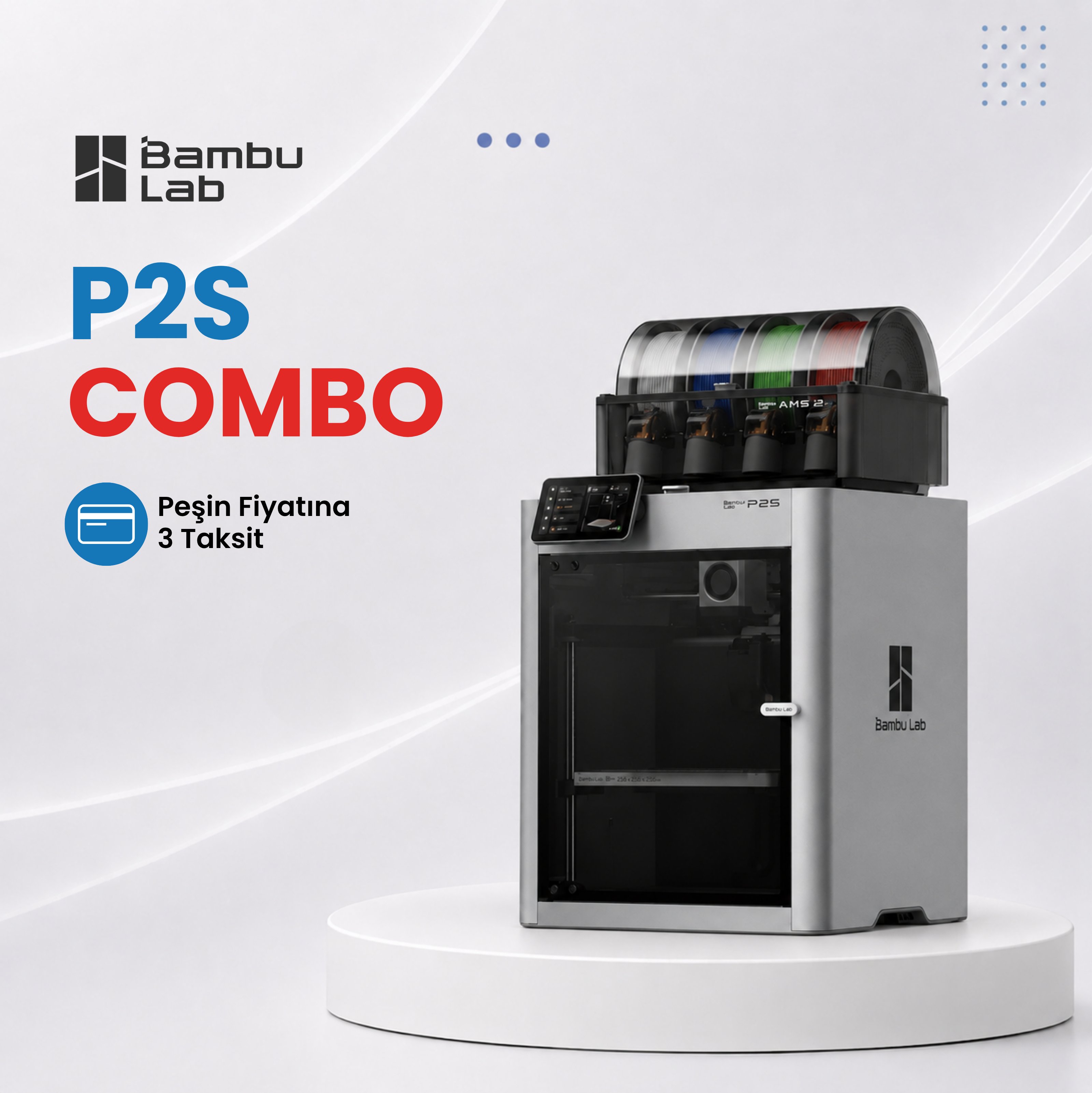 Bambu Lab P2S Combo 3D Yazıcı