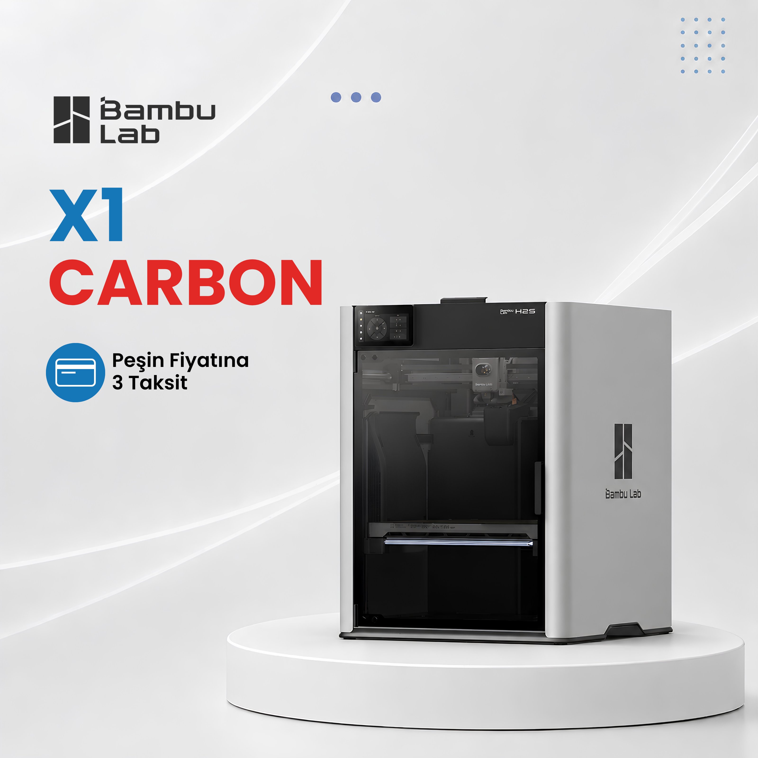 Bambu Lab X1 Carbon 3D Yazıcı