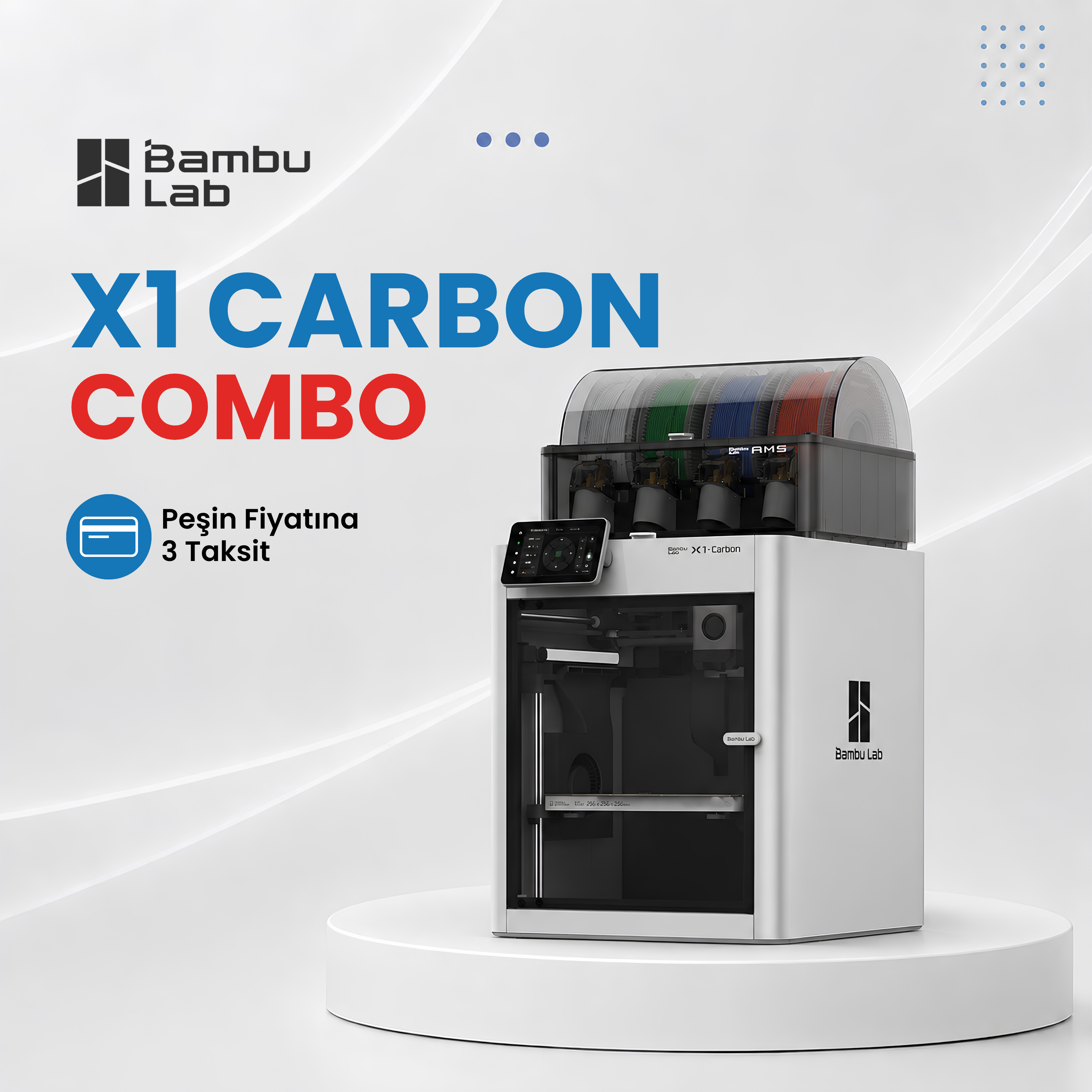 Bambu Lab X1 Carbon Combo 3D Printer