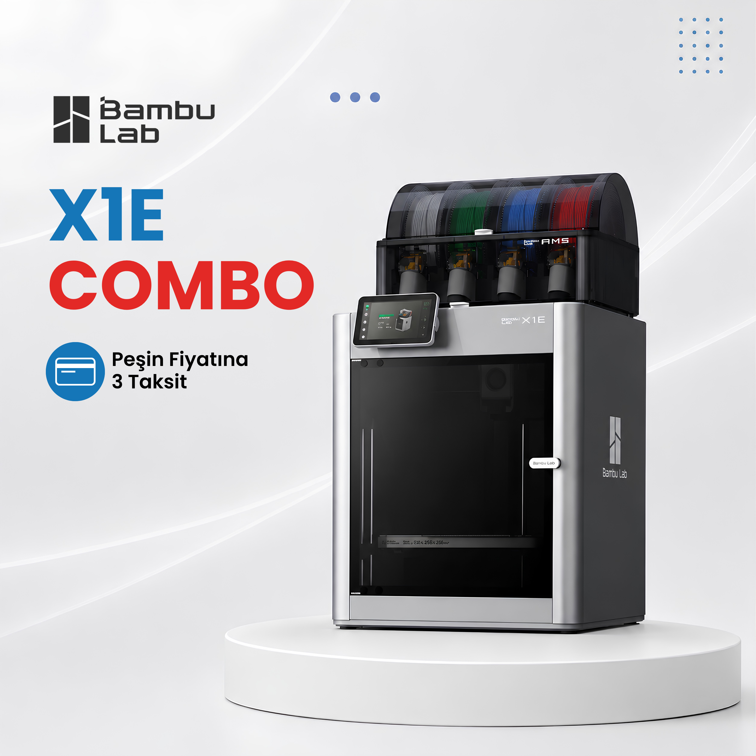 Bambu Lab X1E Combo 3D Yazıcı
