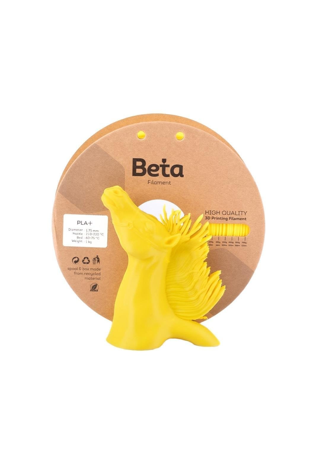 Beta PLA+ Filament Cyber Sarı