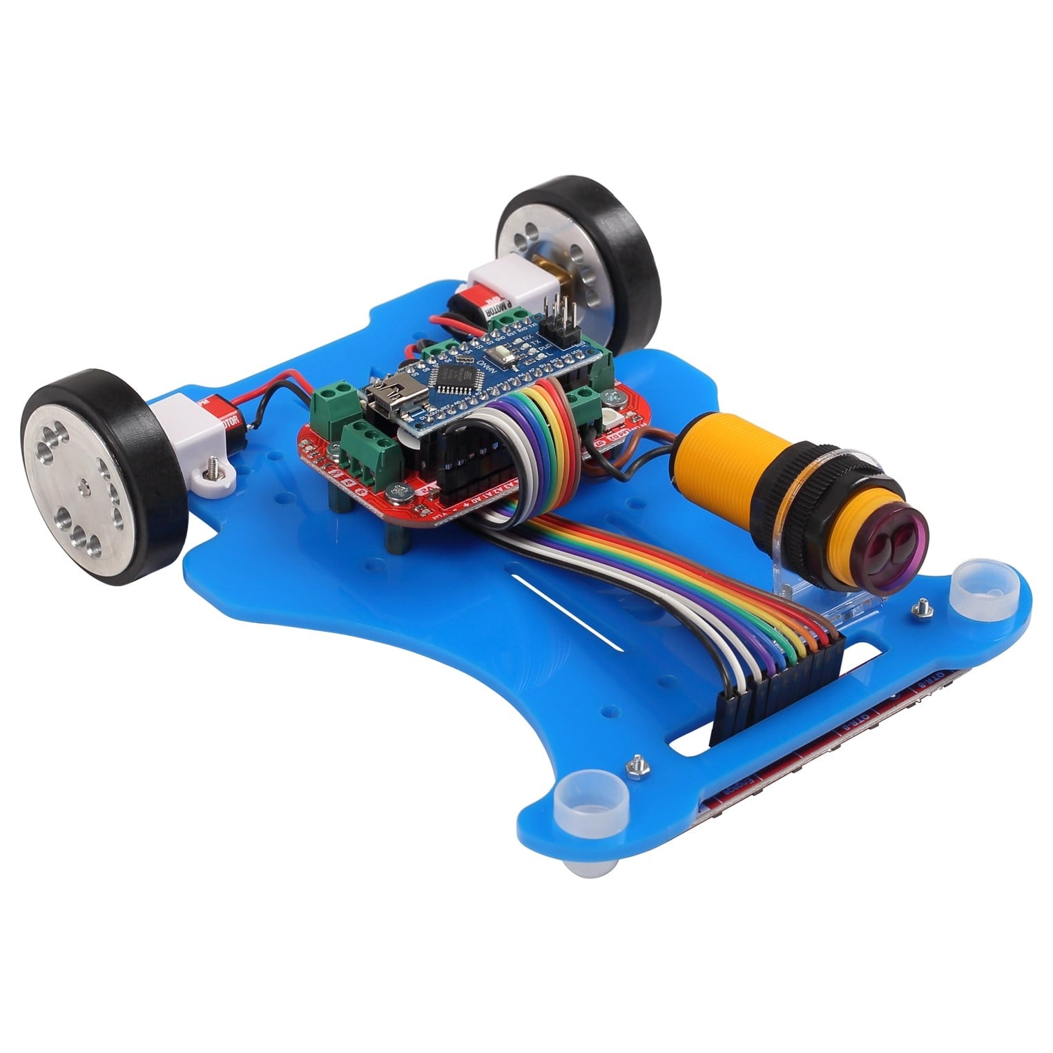 Çita Hızlı Çizgi İzleyen Robot Kiti - 6000Rpm (Montajlı)
