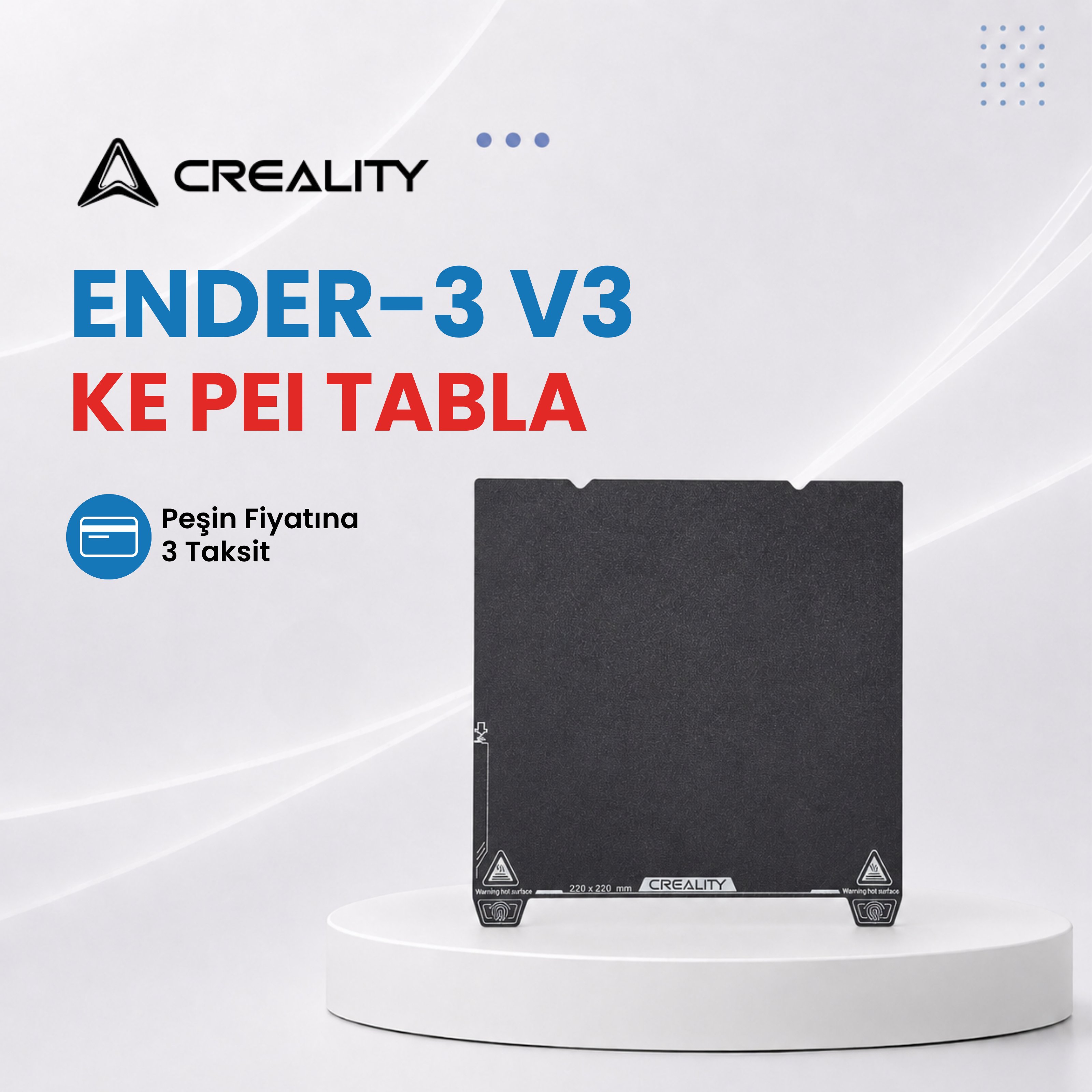 Creality Ender-3 V3 KE PEI Tabla
