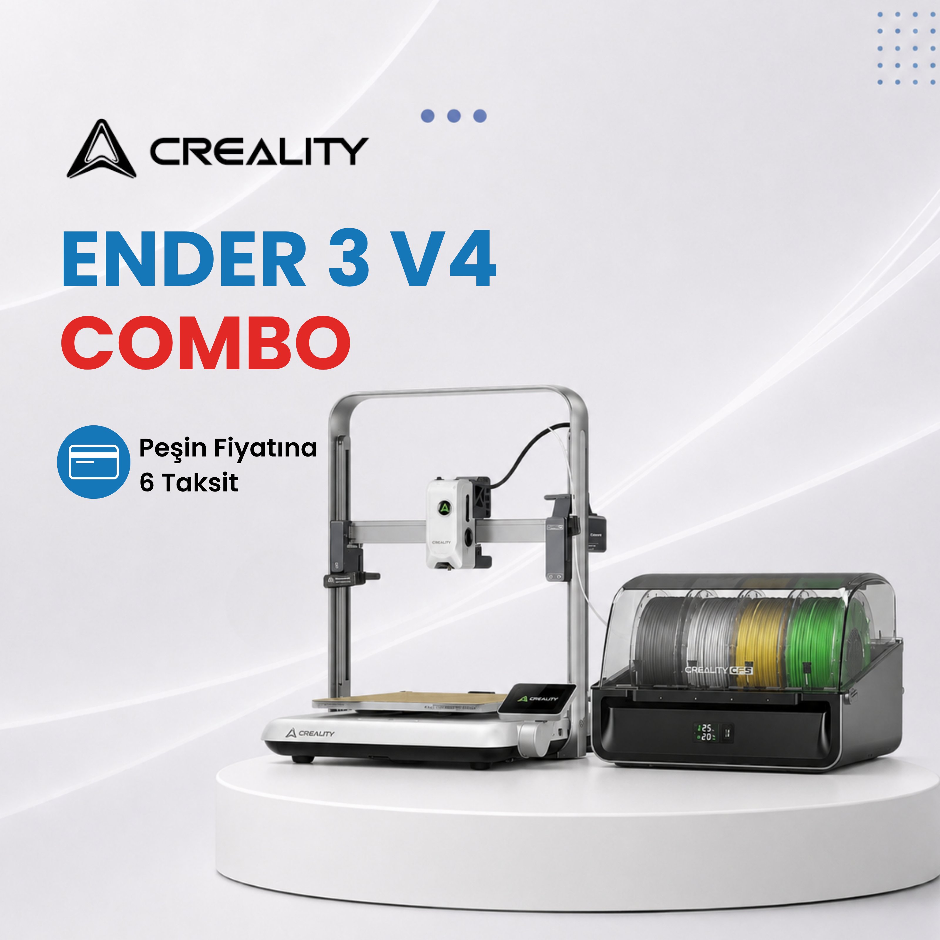 Creality Ender 3 V4 Combo 3D Yazıcı