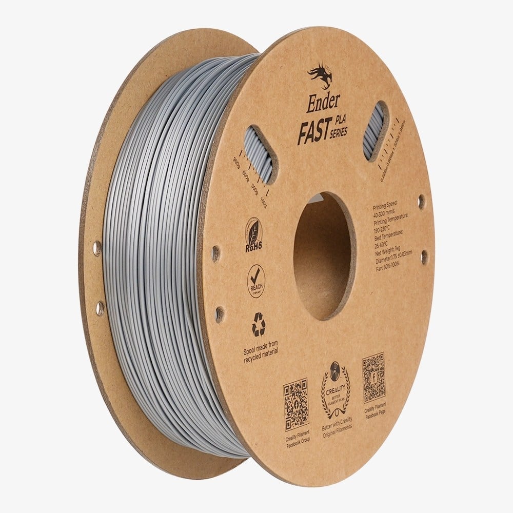 Creality Ender Fast PLA Filament Silvery(Gümüş) - (1.75MM - 1KG)