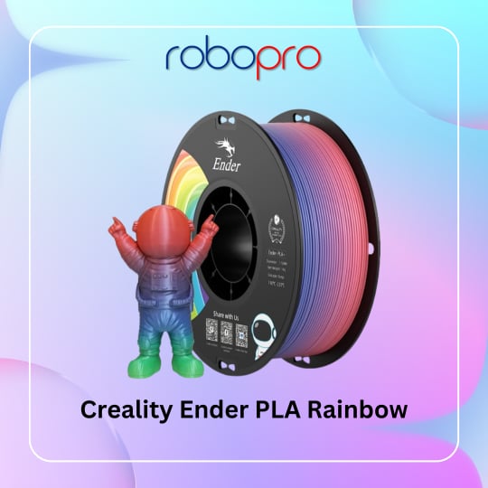 Creality Ender PLA Rainbow Filament (1.75mm - 1KG)