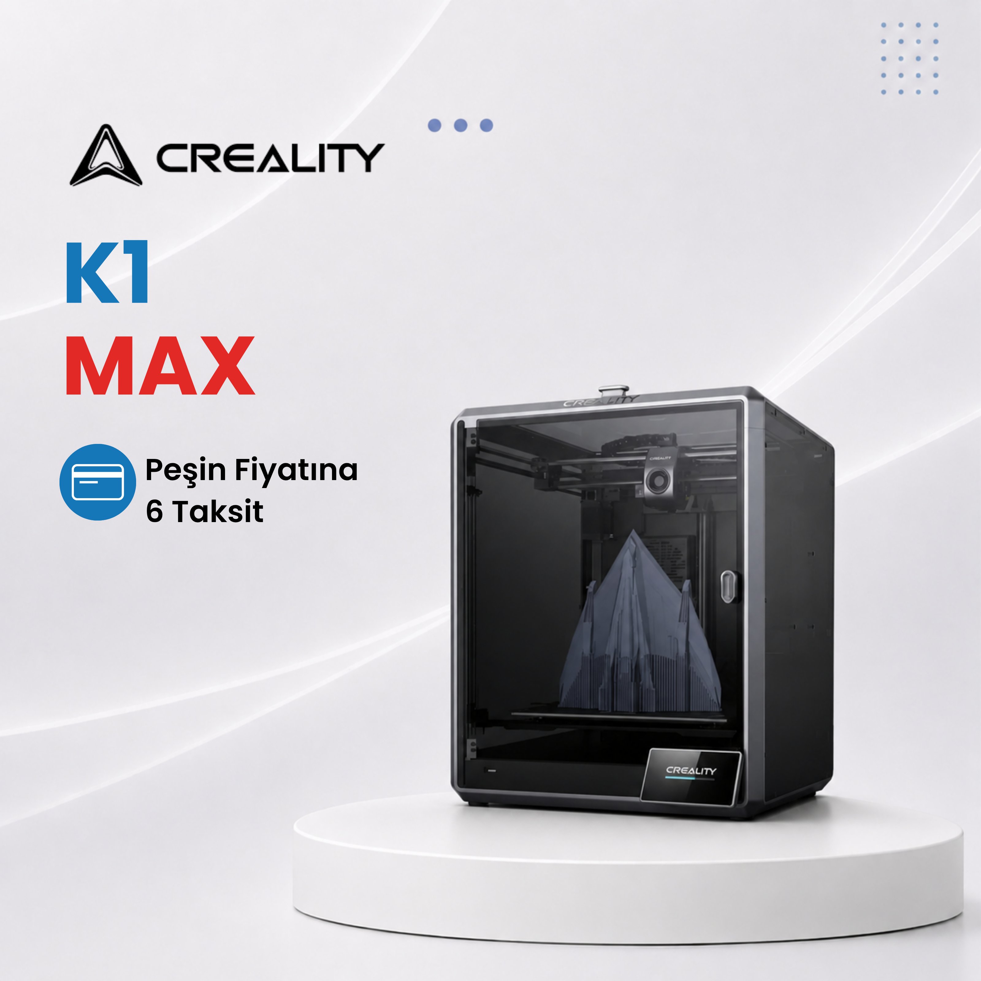 Creality K1 Max Yüksek Hızlı 3D Yazıcı