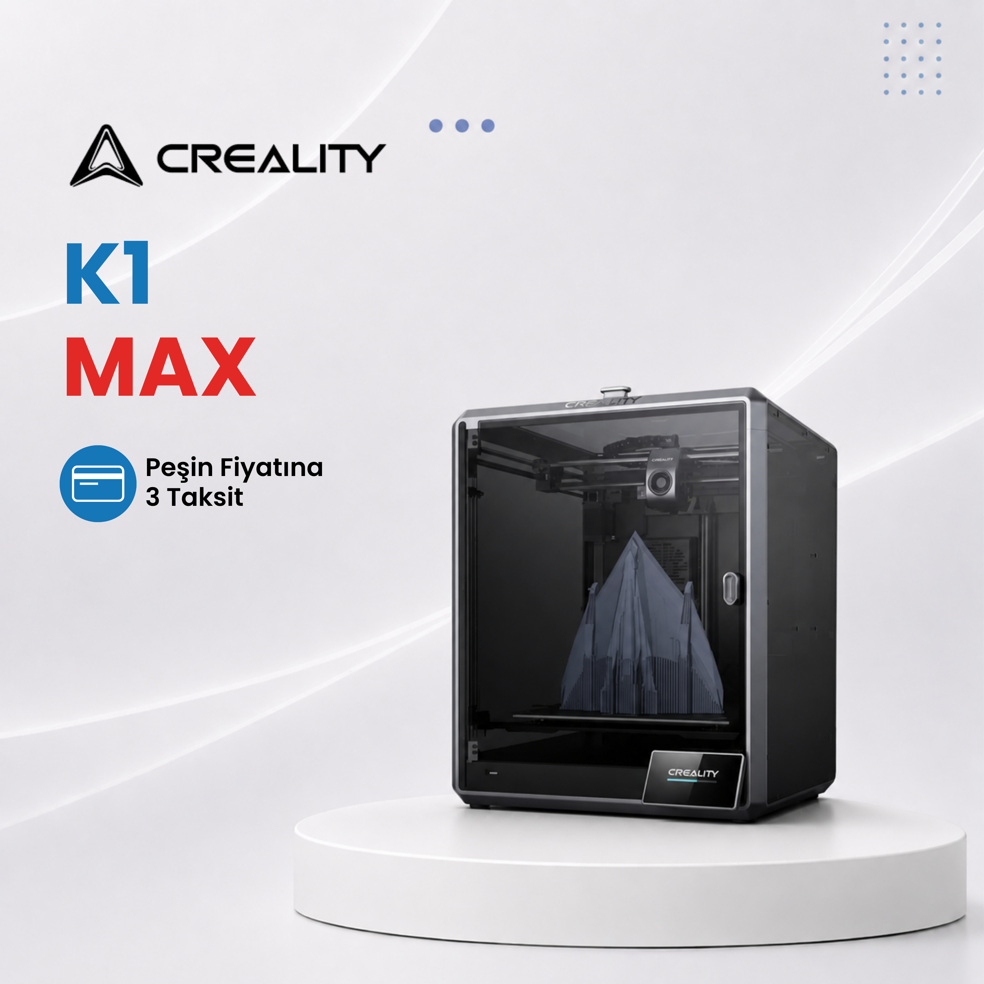 Creality K1 Max Yüksek Hızlı 3D Yazıcı