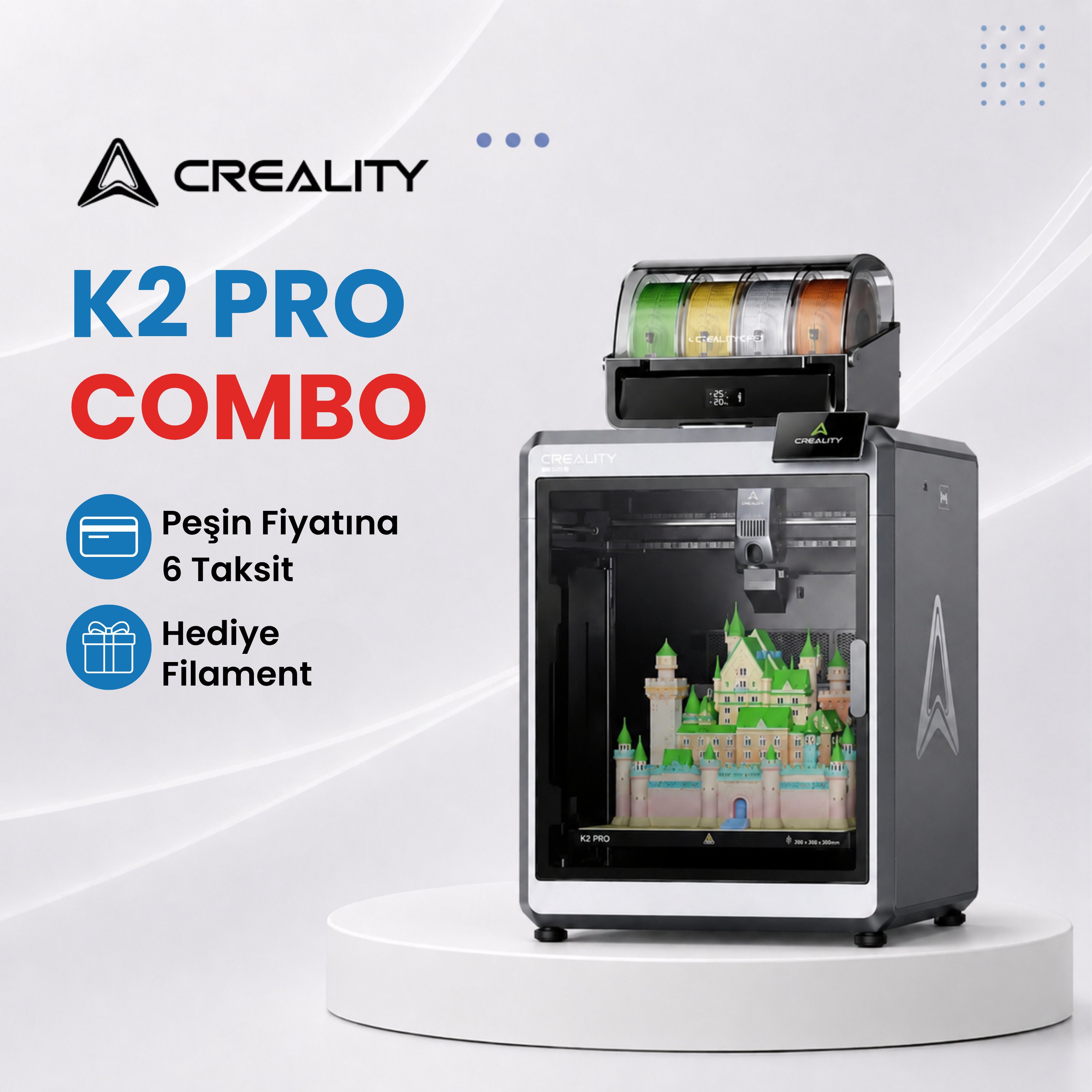Creality K2 Pro Combo 3D Yazıcı