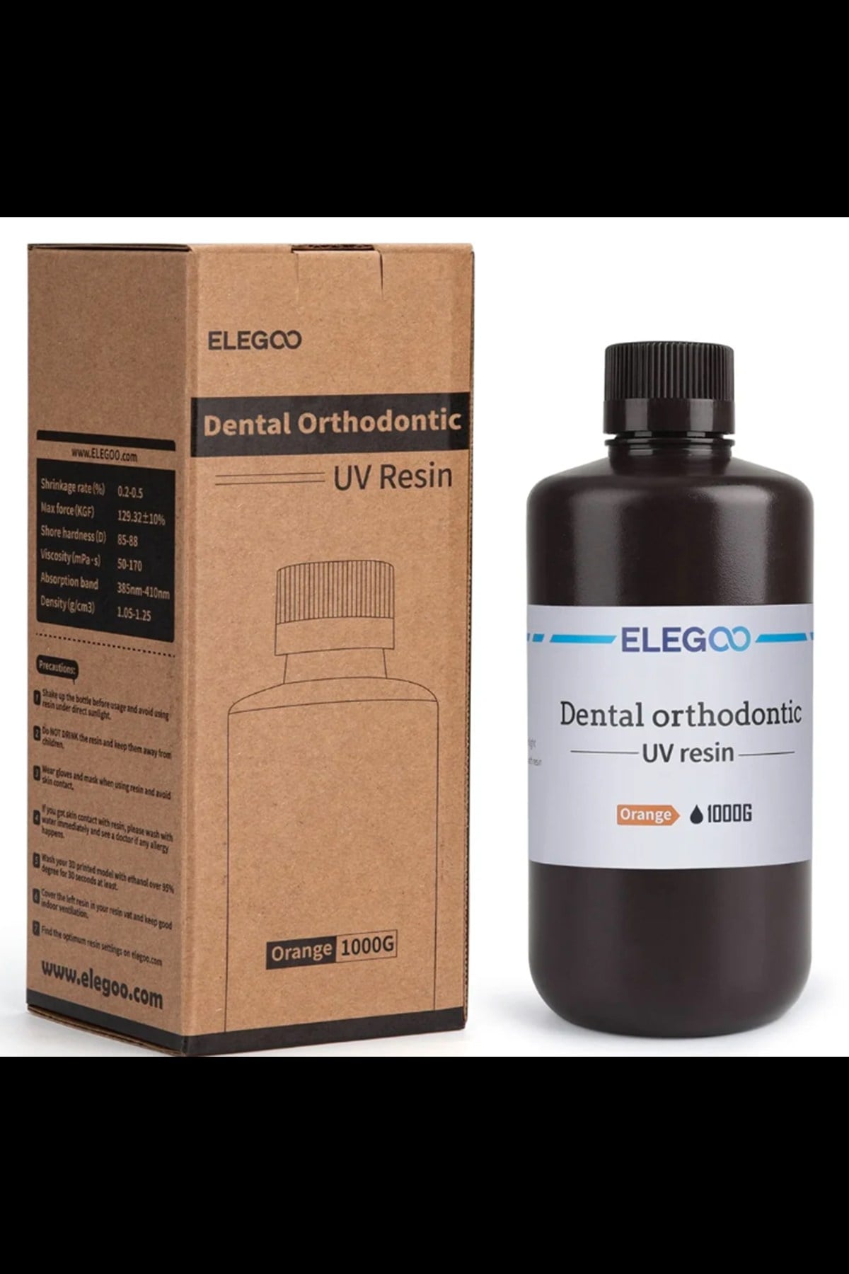 ELEGOO Dental Ortodontik UV Reçine - Turuncu