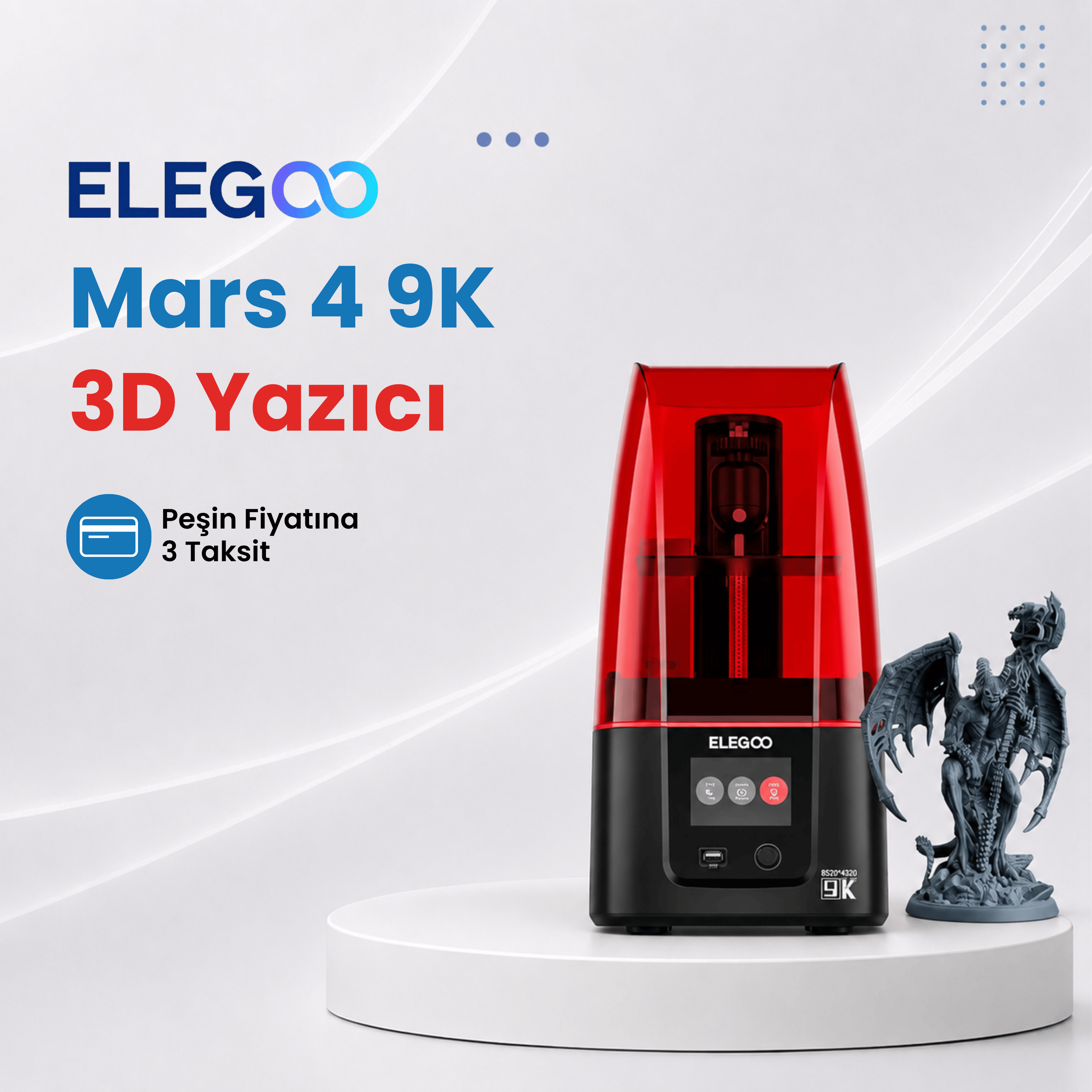 Elegoo Mars 4 9K 3D Yazıcı