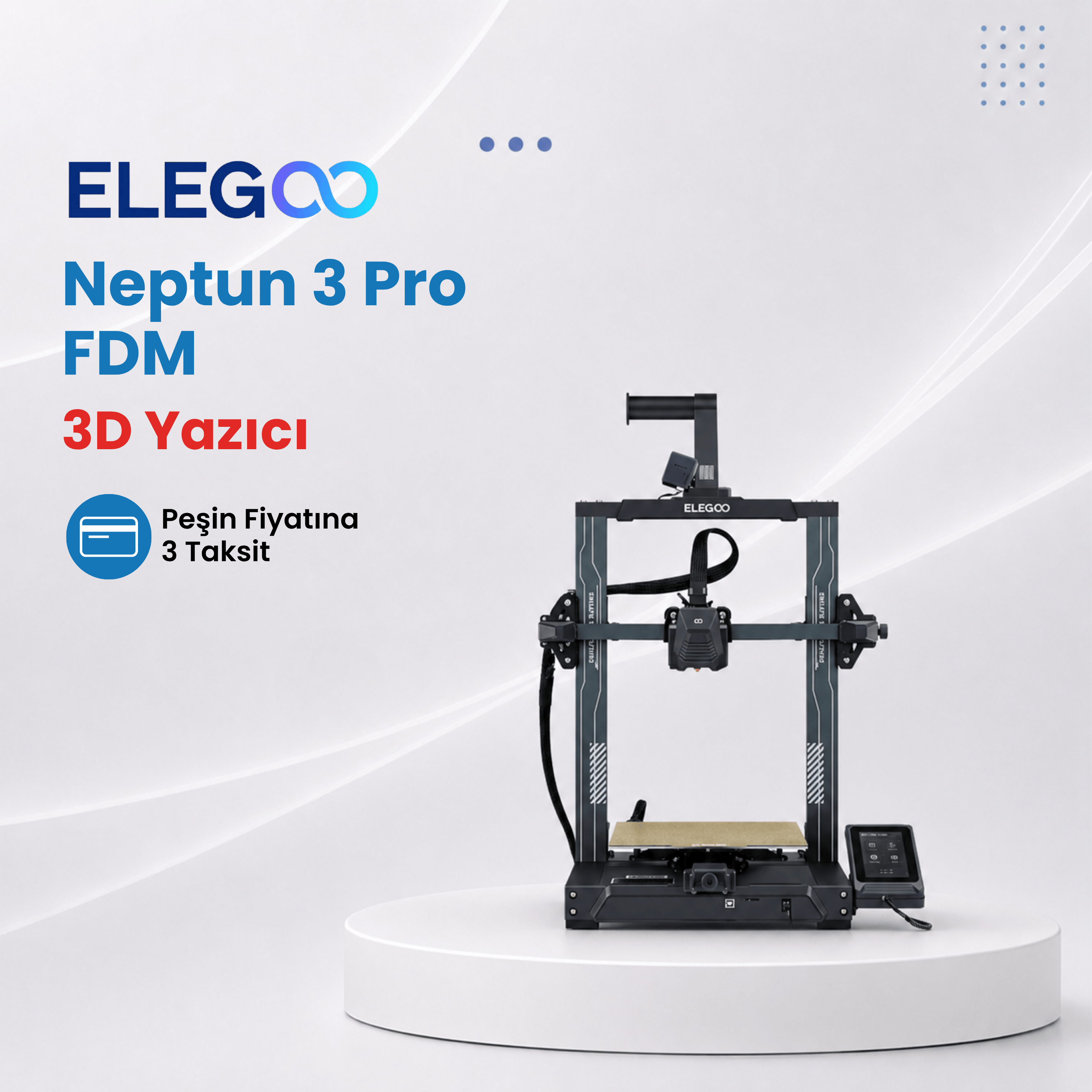 ELEGOO Neptun 3 Pro FDM 3D Yazıcı
