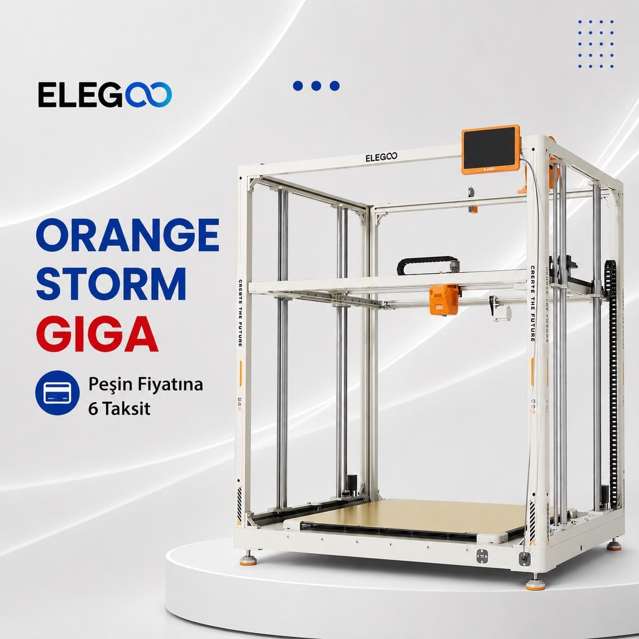 Elegoo OrangeStorm Giga 3D Yazıcı