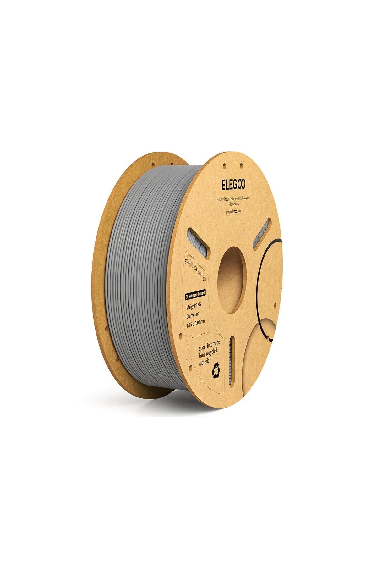 ELEGOO PLA+ Filament Gri (1.75mm - 1KG)